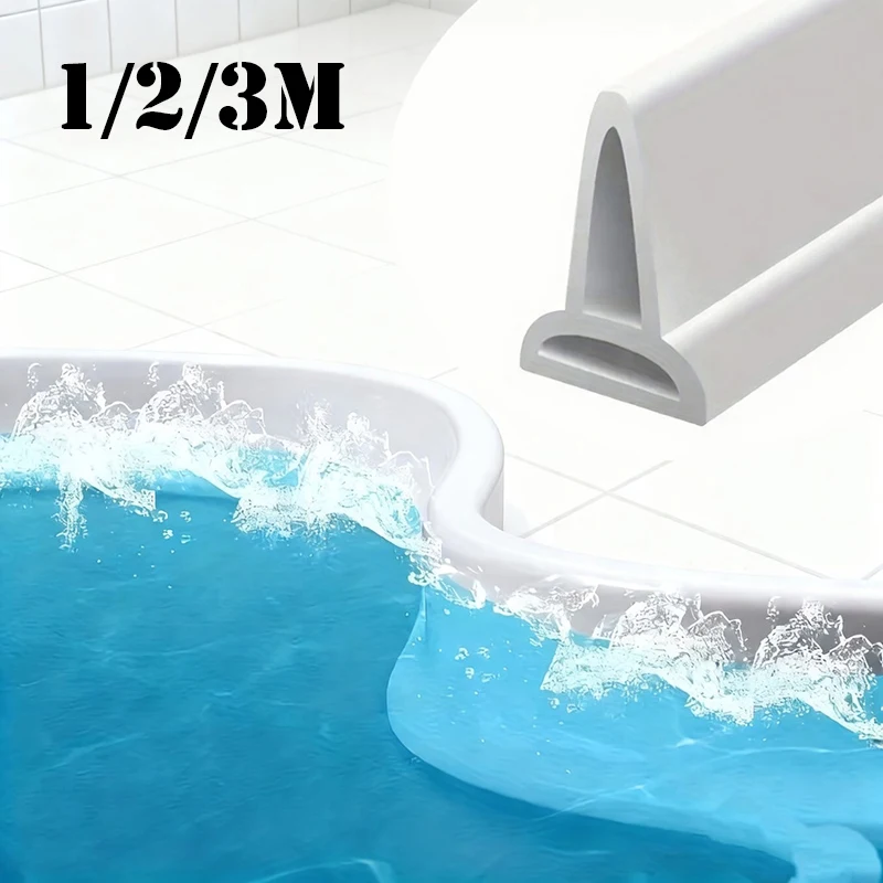 1/2/3m Bathroom Foldable Silicone Dam Threshold Water Guard Door Wind Stopper Flexible Seal Strip Bathroom Strip Baffle Bendable
1/2/3m Bathroom Foldable Silicone Dam Threshold Water Guard Door Wind Stopper Flexible Seal Strip Bathroom Strip Baffle Bendable