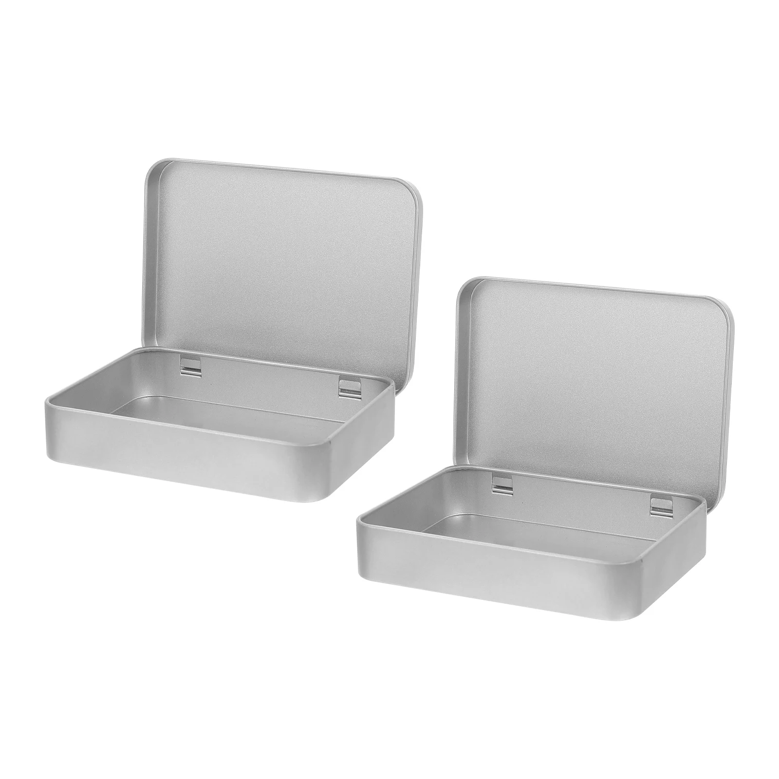 2 Pcs Gift Tin Box USB Flash Drive Case Clutter Organizer Tinplate Containers for Food
2 Pcs Gift Tin Box USB Flash Drive Case Clutter Organizer Tinplate Containers for Food