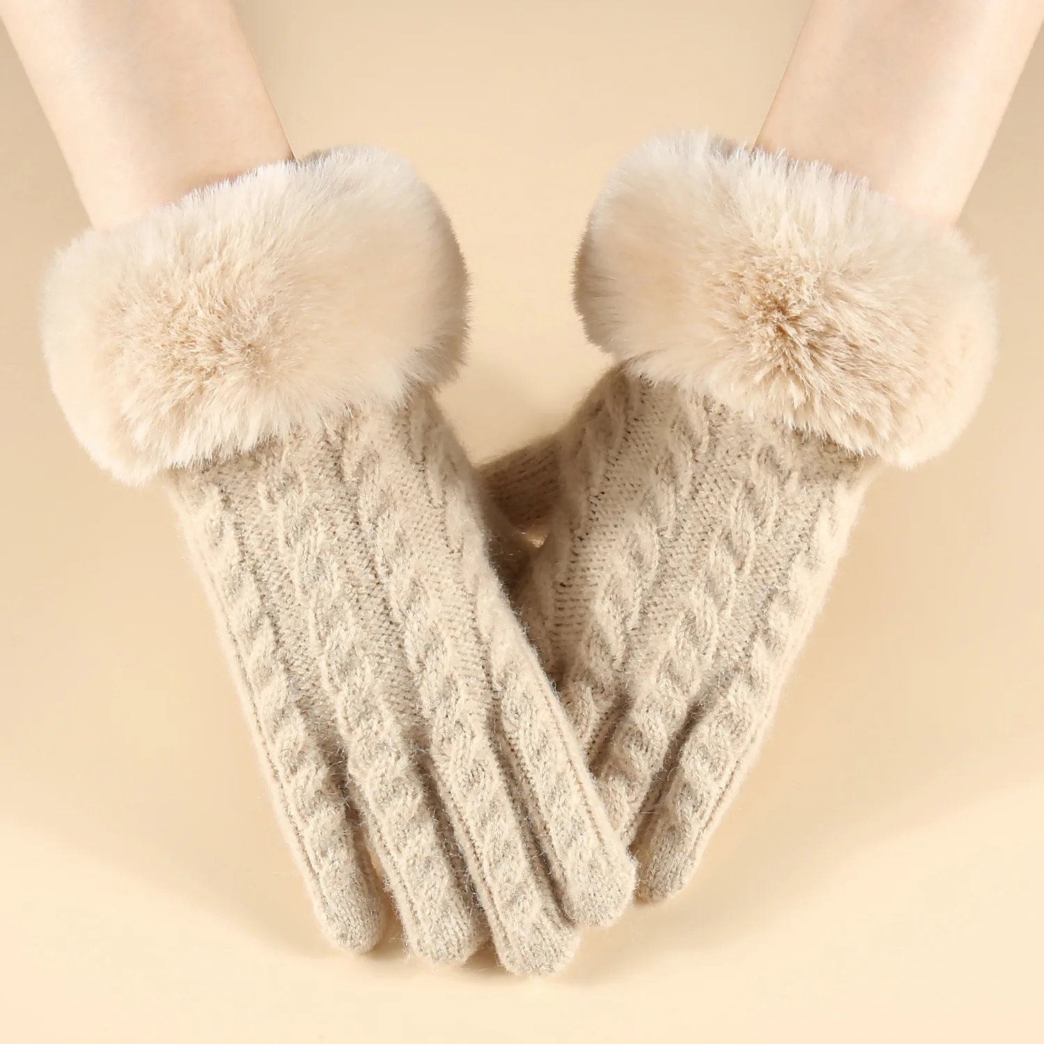 Winter Knitted Gloves Women Thermal Windproof Office Commuting Outdoor Riding Cycling Touchscreen Fashion
Winter Knitted Gloves Women Thermal Windproof Office Commuting Outdoor Riding Cycling Touchscreen Fashion