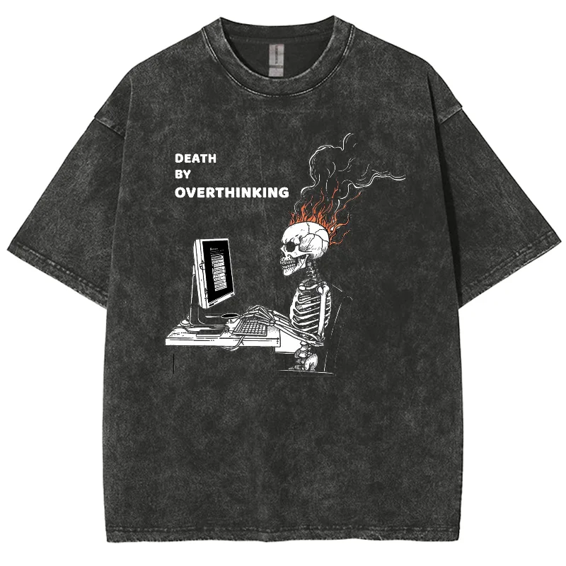 Cartoon Skull Print T-Shirt Washed Vintage Dold Crew Neck Short Sleeve High Street Hip Hop Trend Tees Summer 2024
Cartoon Skull Print T-Shirt Washed Vintage Dold Crew Neck Short Sleeve High Street Hip Hop Trend Tees Summer 2024