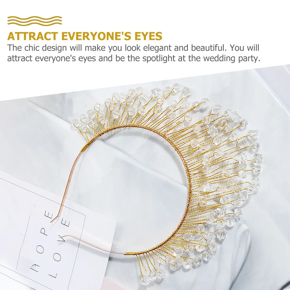 Crystal Crown Headb Women Hairb Chic Party Decor Delicate Headdress Fashion Wedding Bridesmaid Hairstyle Tool Hair Accessories
Crystal Crown Headb Women Hairb Chic Party Decor Delicate Headdress Fashion Wedding Bridesmaid Hairstyle Tool Hair Accessories