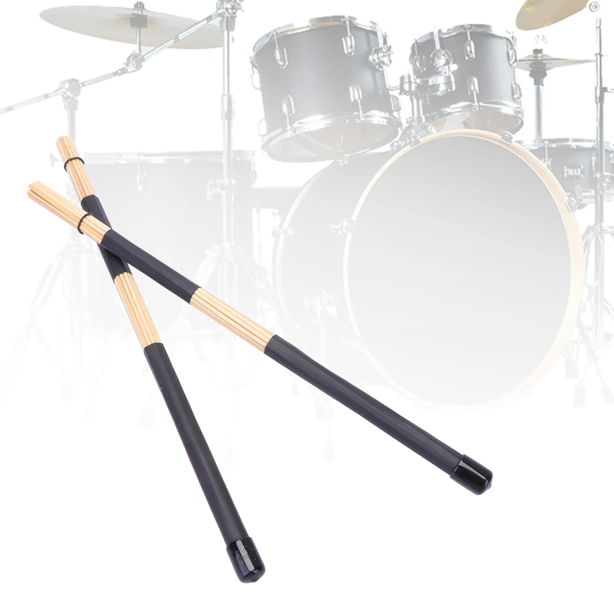 Wooden Drumstick Lightweight Durable Percussion Accessories Rubber Handle Drum Sticks Professional Music Tool Wooden Rods
Wooden Drumstick Lightweight Durable Percussion Accessories Rubber Handle Drum Sticks Professional Music Tool Wooden Rods