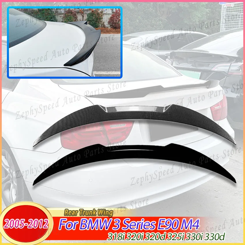 Rear Trunk Wing For BMW 3 Series E90 M4 318i 320i 320d 325i 330i 330d 2005-2012 Car Rear Trunk Lid Spoiler Tail Fin BodyKit
Rear Trunk Wing For BMW 3 Series E90 M4 318i 320i 320d 325i 330i 330d 2005-2012 Car Rear Trunk Lid Spoiler Tail Fin BodyKit