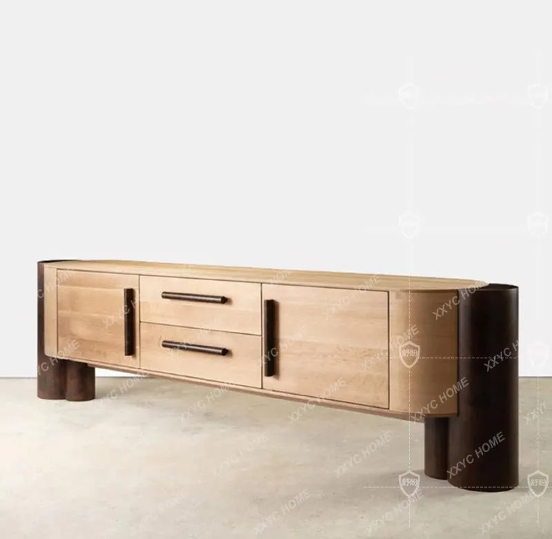 Medieval TV Cabinet Retro Simple Arc TV Cabinet Living Room TV Cabinet Dining Side Locker
Medieval TV Cabinet Retro Simple Arc TV Cabinet Living Room TV Cabinet Dining Side Locker