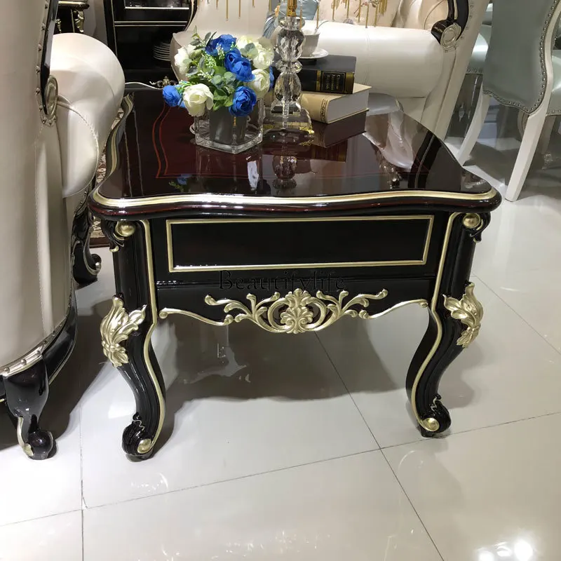 European solid wood corner table living room luxury decoration small square table furniture
European solid wood corner table living room luxury decoration small square table furniture