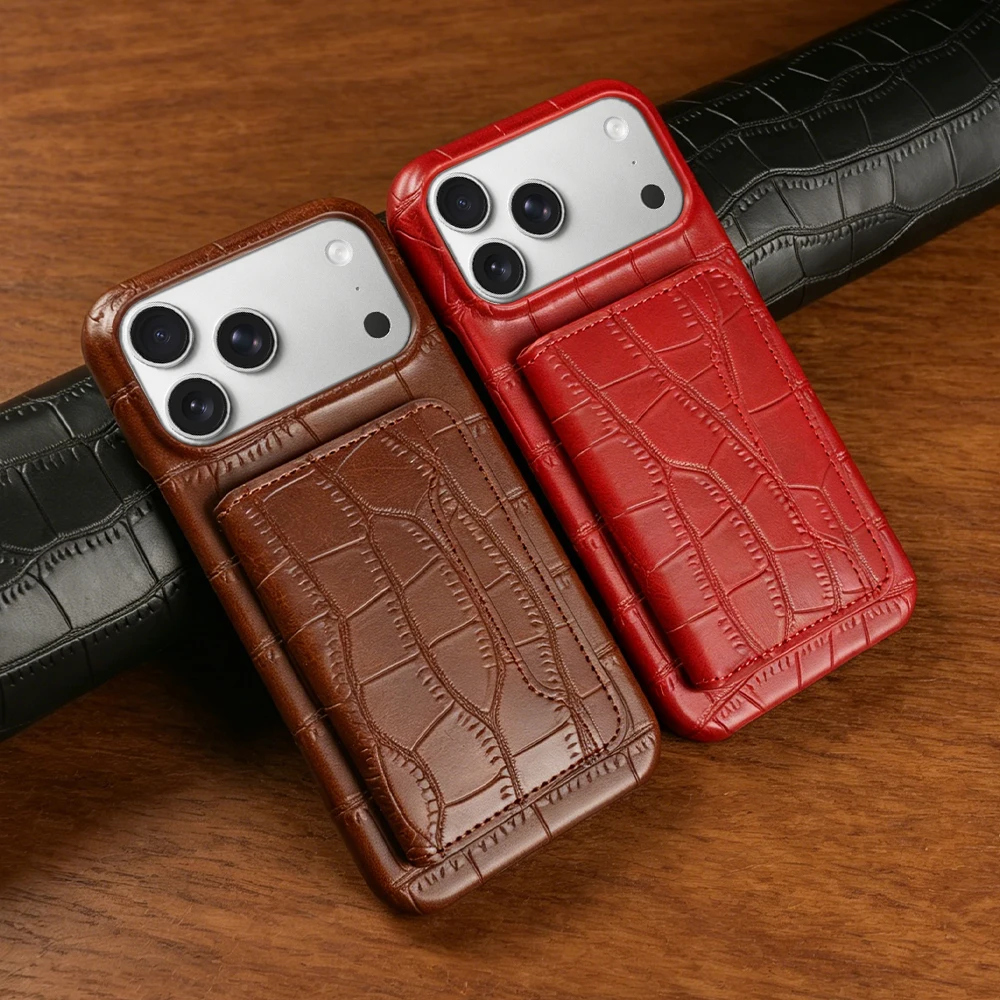 Magnetic Card Holder Crocodile Leather Case For iphone 17 Pro Max 16 14 15 Plus 17e 16e 13 12 Pro Max Air Phone Case Back Cover
Magnetic Card Holder Crocodile Leather Case For iphone 17 Pro Max 16 14 15 Plus 17e 16e 13 12 Pro Max Air Phone Case Back Cover