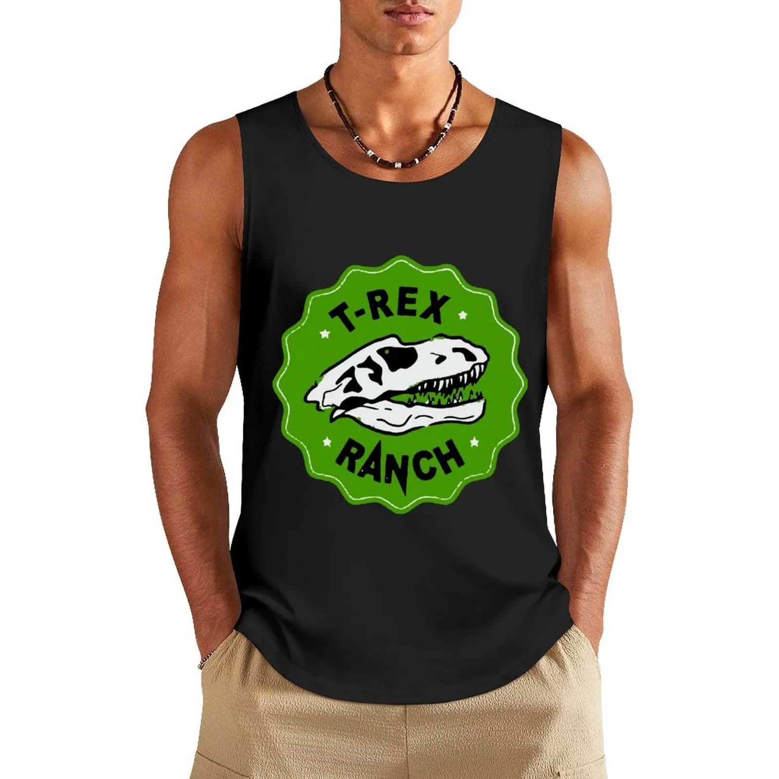 T Rex Ranch Logo Tank Top sexy clothes men gym shirts anime clothes Men sleeveless tee
T Rex Ranch Logo Tank Top sexy clothes men gym shirts anime clothes Men sleeveless tee