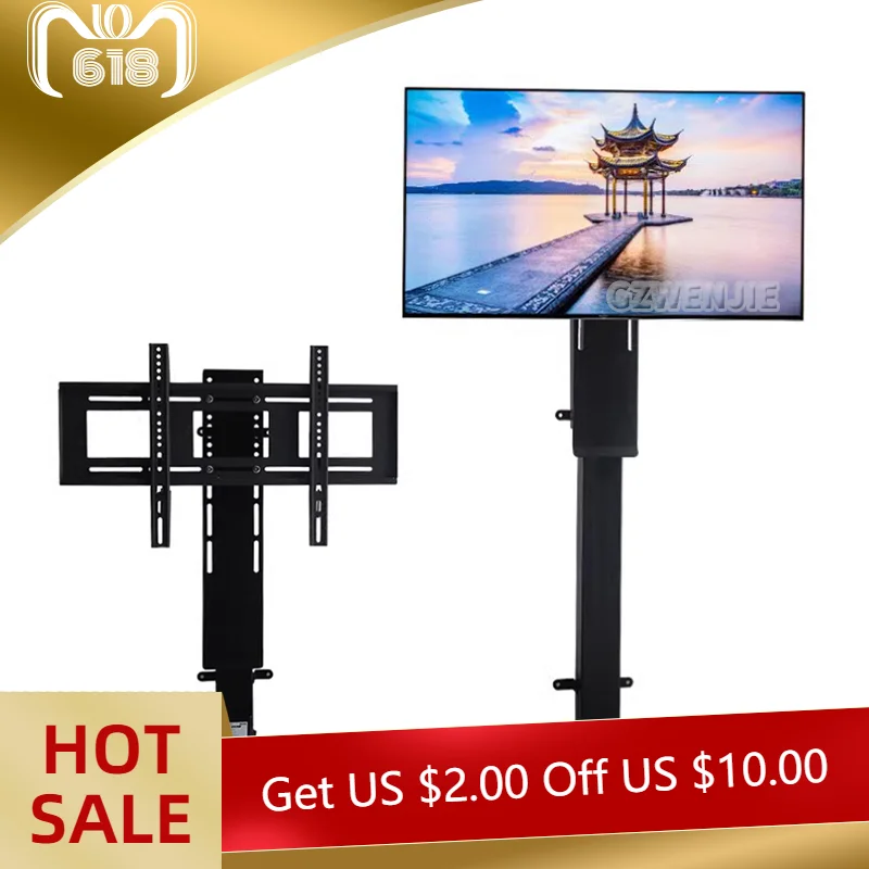Motorized Hidden TV Cabinet Lift Electrically Height-Adjustable TV Bracket for Installation 32-85 Inches with Remote Control
Motorized Hidden TV Cabinet Lift Electrically Height-Adjustable TV Bracket for Installation 32-85 Inches with Remote Control