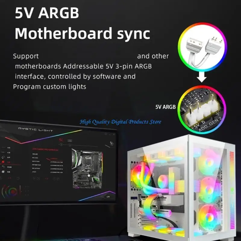U2JE ARGB GPU -графический графический процесс Синхронизируйте освещение ARGB для нескольких графических карт.
U2JE ARGB GPU -графический графический процесс Синхронизируйте освещение ARGB для нескольких графических карт.