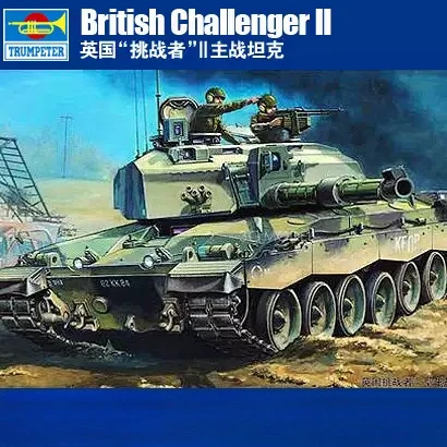 Trumpeter model building kits TP00308 British Challenger II Main Battle Tank 1/35
Trumpeter model building kits TP00308 British Challenger II Main Battle Tank 1/35