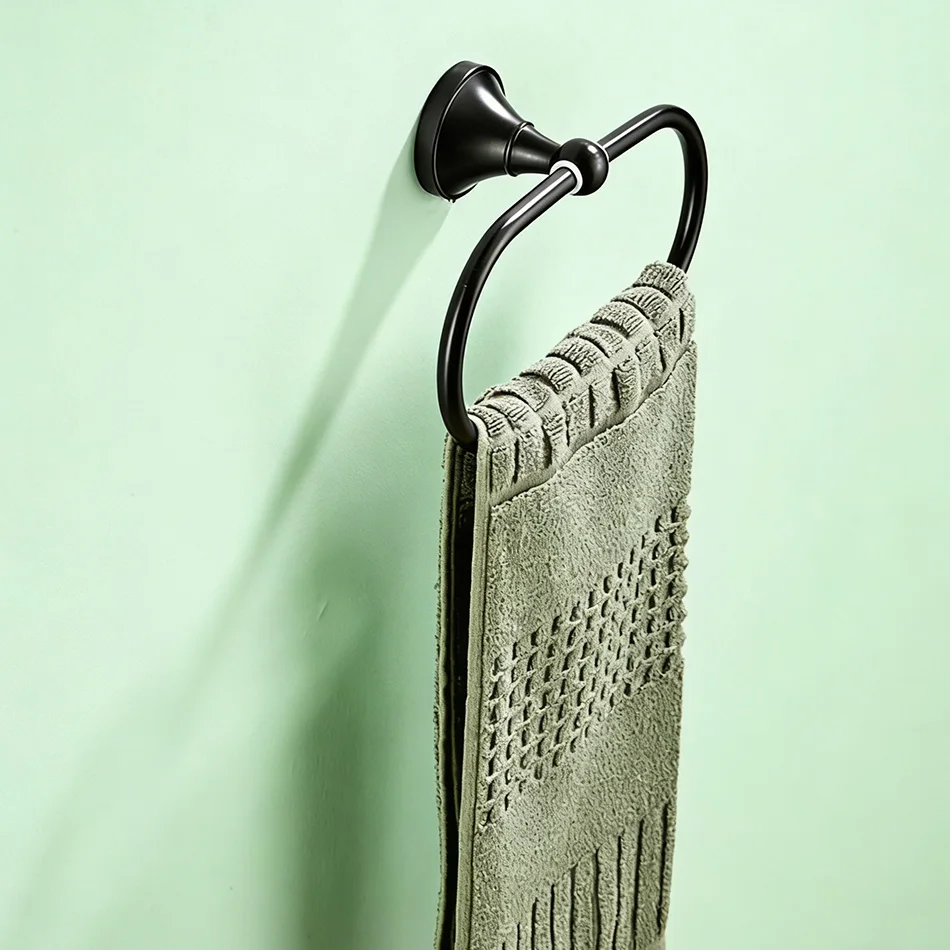 Brushed Black Towel Holder Ring for Bathroom Bedroom Lavatory Brass Gold Antique White Grey Chrome Wall Mounted Oval Towel Shelf
Brushed Black Towel Holder Ring for Bathroom Bedroom Lavatory Brass Gold Antique White Grey Chrome Wall Mounted Oval Towel Shelf