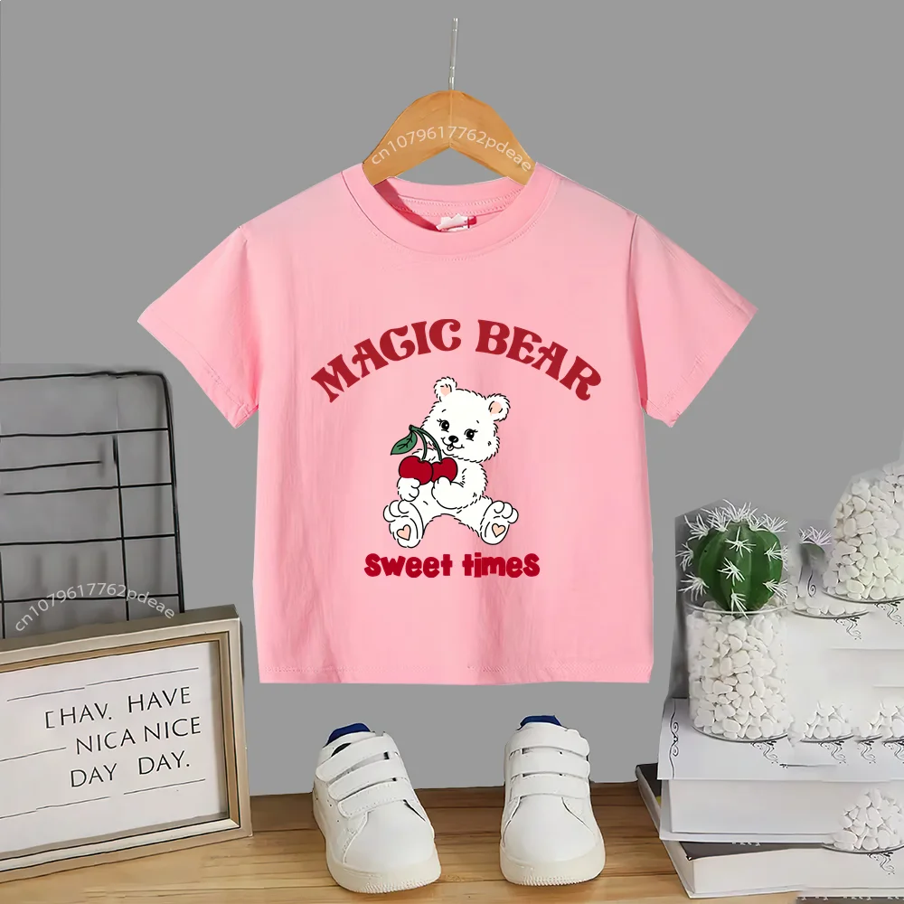 Teen Summer 100% Cotton T-shirt Happy Baby Bear Print Boys Girls Casual Top Cotton T-shirt Kids Comfortable Jumper T-shirt
Teen Summer 100% Cotton T-shirt Happy Baby Bear Print Boys Girls Casual Top Cotton T-shirt Kids Comfortable Jumper T-shirt