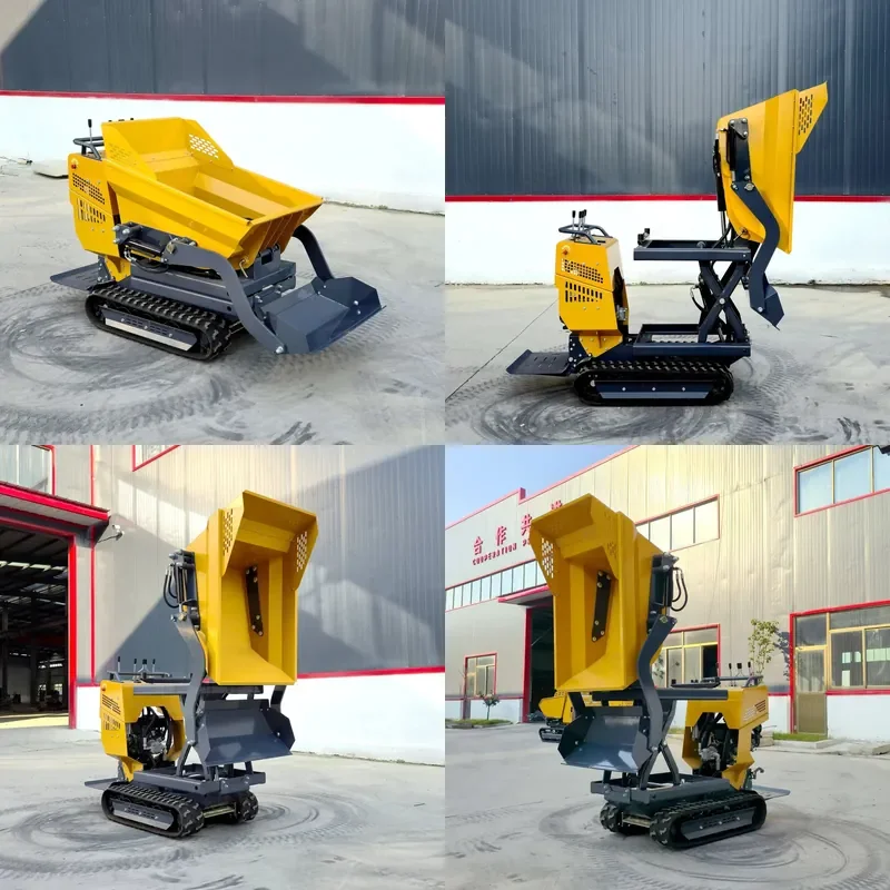 Portable Mini Dumper Truck 500kg Small Crawler Hydraulic Dump Truck for Farm Transport and Engineering Work
Portable Mini Dumper Truck 500kg Small Crawler Hydraulic Dump Truck for Farm Transport and Engineering Work