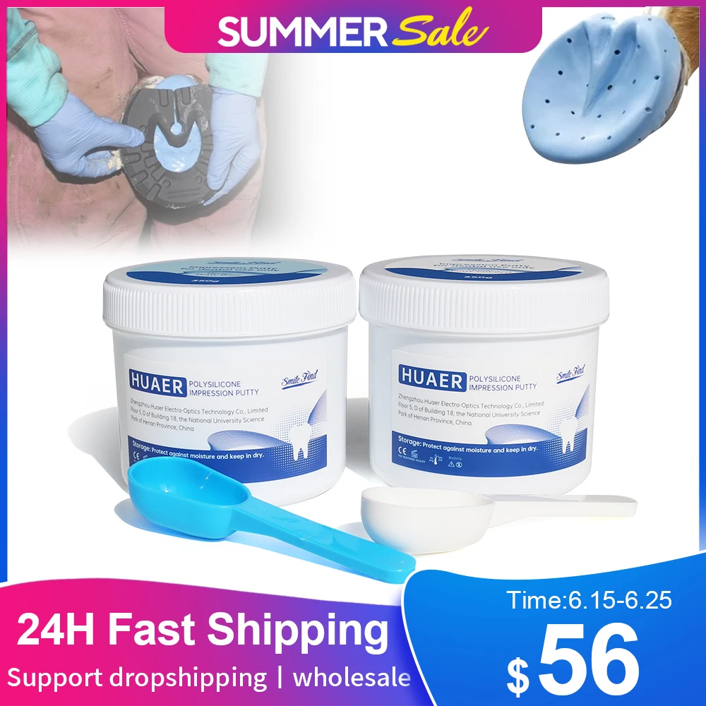 Horseshoe-Shaped Rubber HorsesDental Impression Kit Putty Material Molding Molds Heavy-Duty Materials Impression Putty Tool
Horseshoe-Shaped Rubber HorsesDental Impression Kit Putty Material Molding Molds Heavy-Duty Materials Impression Putty Tool