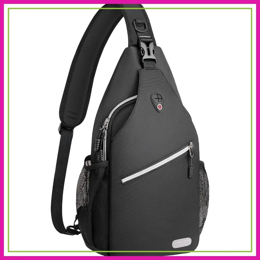 Small Sling Bag for Men Women, Casual Crossbody Shoulder Bag, Sling Backpack Chest Daypack for Travel Hiking
Small Sling Bag for Men Women, Casual Crossbody Shoulder Bag, Sling Backpack Chest Daypack for Travel Hiking
