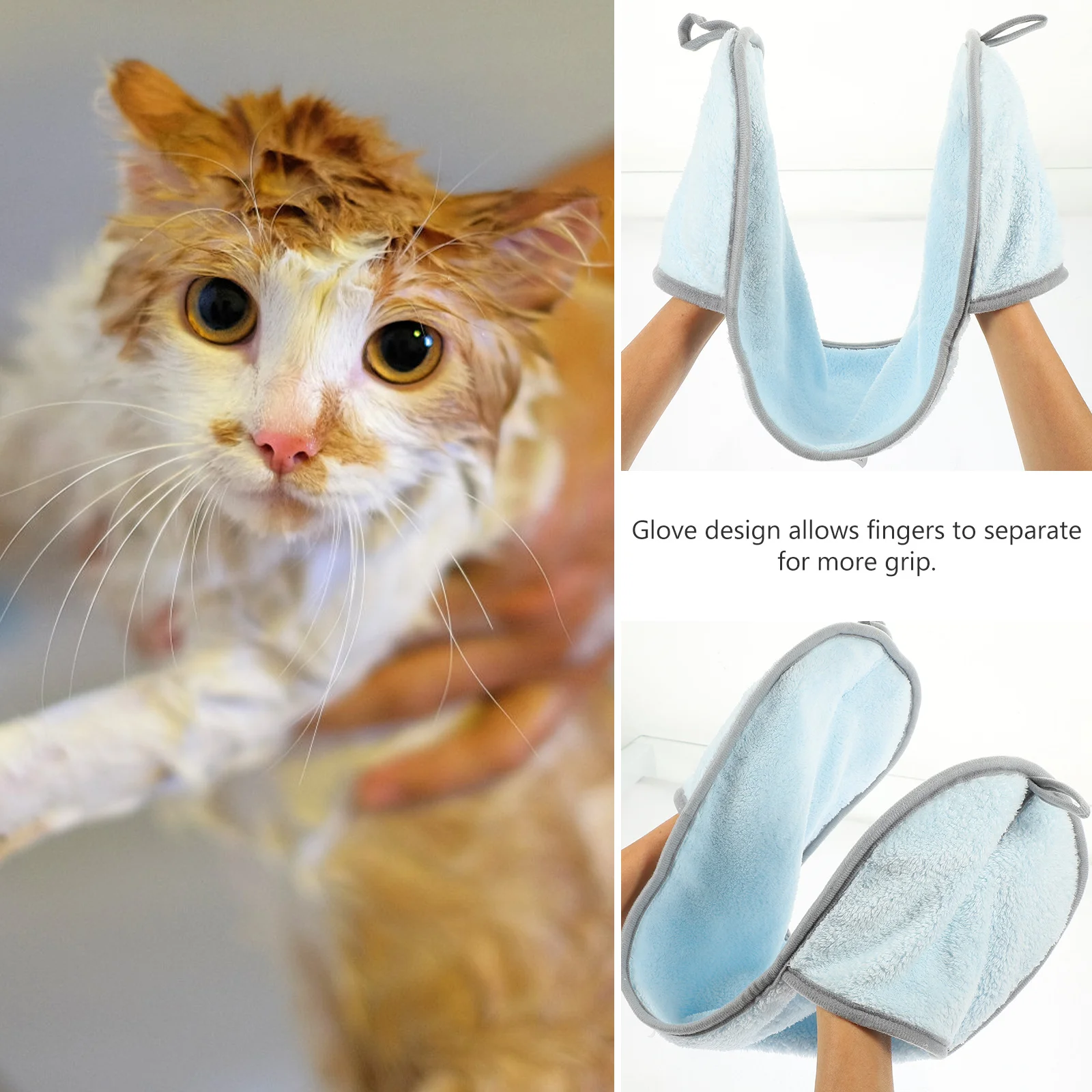 Pet Absorbent Towel Large Thick Dog Bathrobe Towel Soft Coral Fleece Quick Dry Comfortable Super Absorbent Pet Bath Supplies
Pet Absorbent Towel Large Thick Dog Bathrobe Towel Soft Coral Fleece Quick Dry Comfortable Super Absorbent Pet Bath Supplies