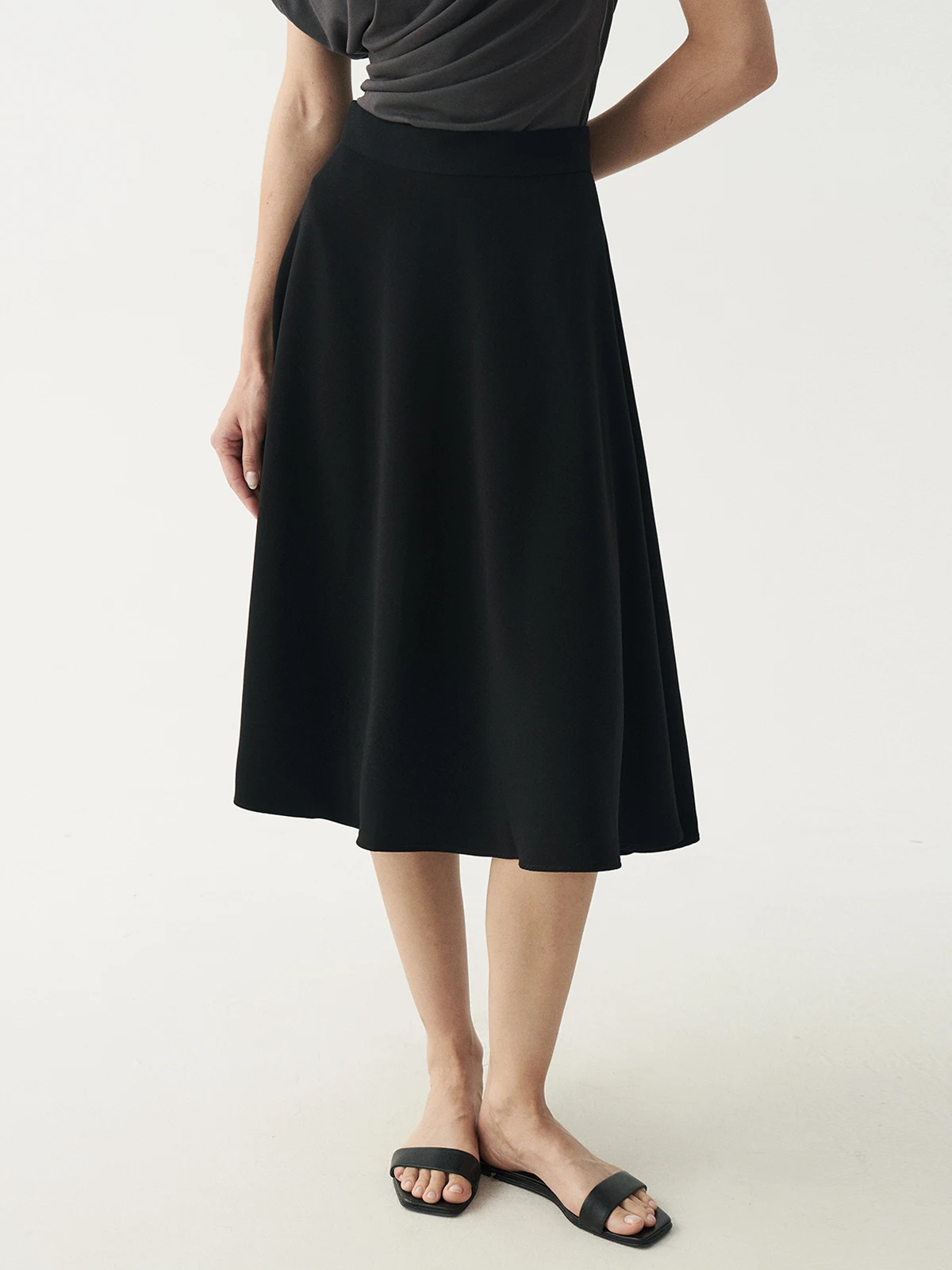 High Waist Knee-Length A-Line Skirt Black Vintage Hepburn Style Women's Half-length Umbrella Skirt Spring Autumn Pear B...
High Waist Knee-Length A-Line Skirt Black Vintage Hepburn Style Women's Half-length Umbrella Skirt Spring Autumn Pear B...