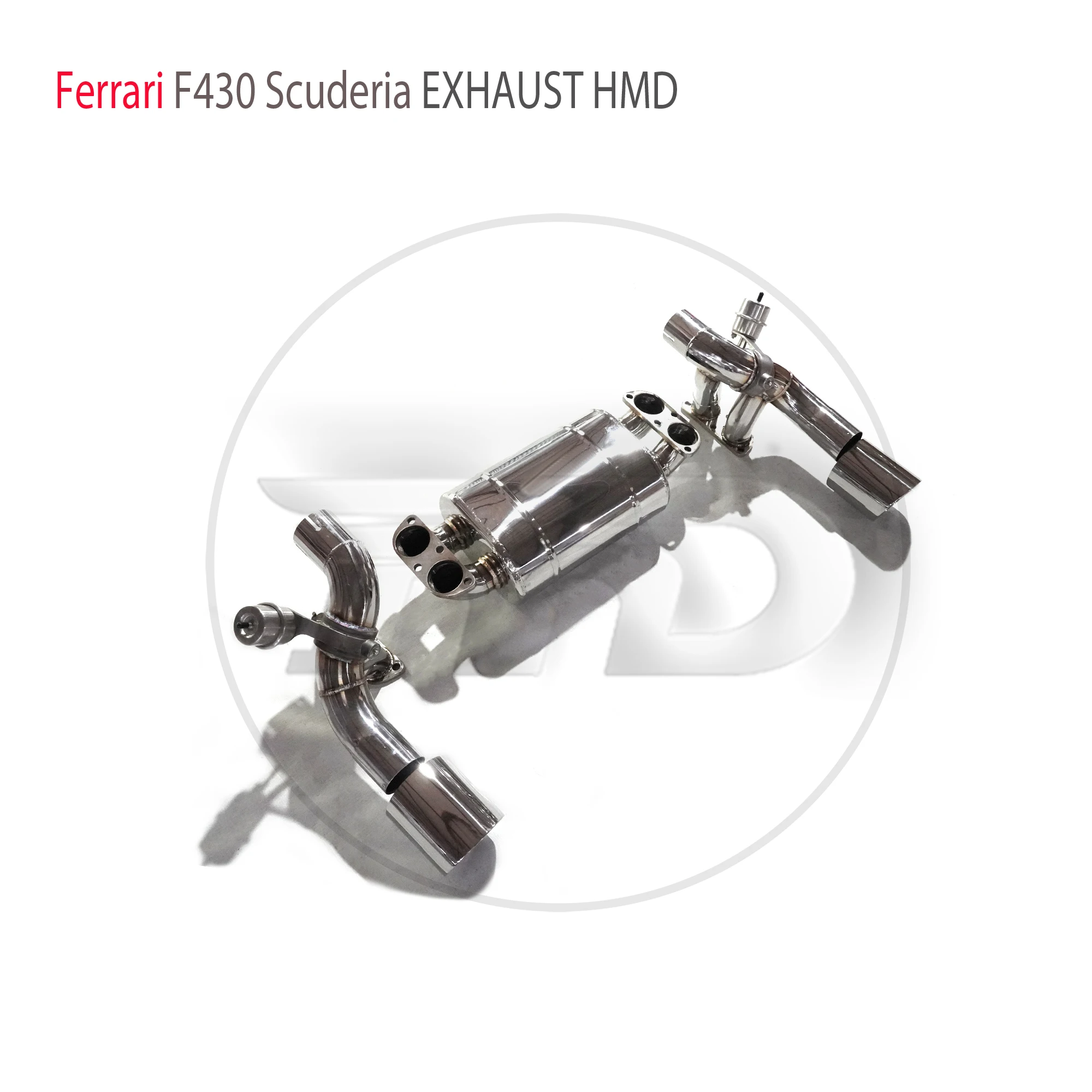 HMD Stainless Steel Exhaust System Performance Catback for Ferrari F430 Scuderia Valve Muffler
HMD Stainless Steel Exhaust System Performance Catback for Ferrari F430 Scuderia Valve Muffler