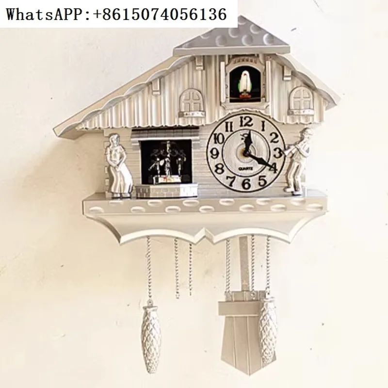 Винтажные часы Goo, европейские настенные часы Cuckoo Out of The Window, чтобы сказать время, качающиеся часы, украшение спальни
Винтажные часы Goo, европейские настенные часы Cuckoo Out of The Window, чтобы сказать время, качающиеся часы, украшение спальни