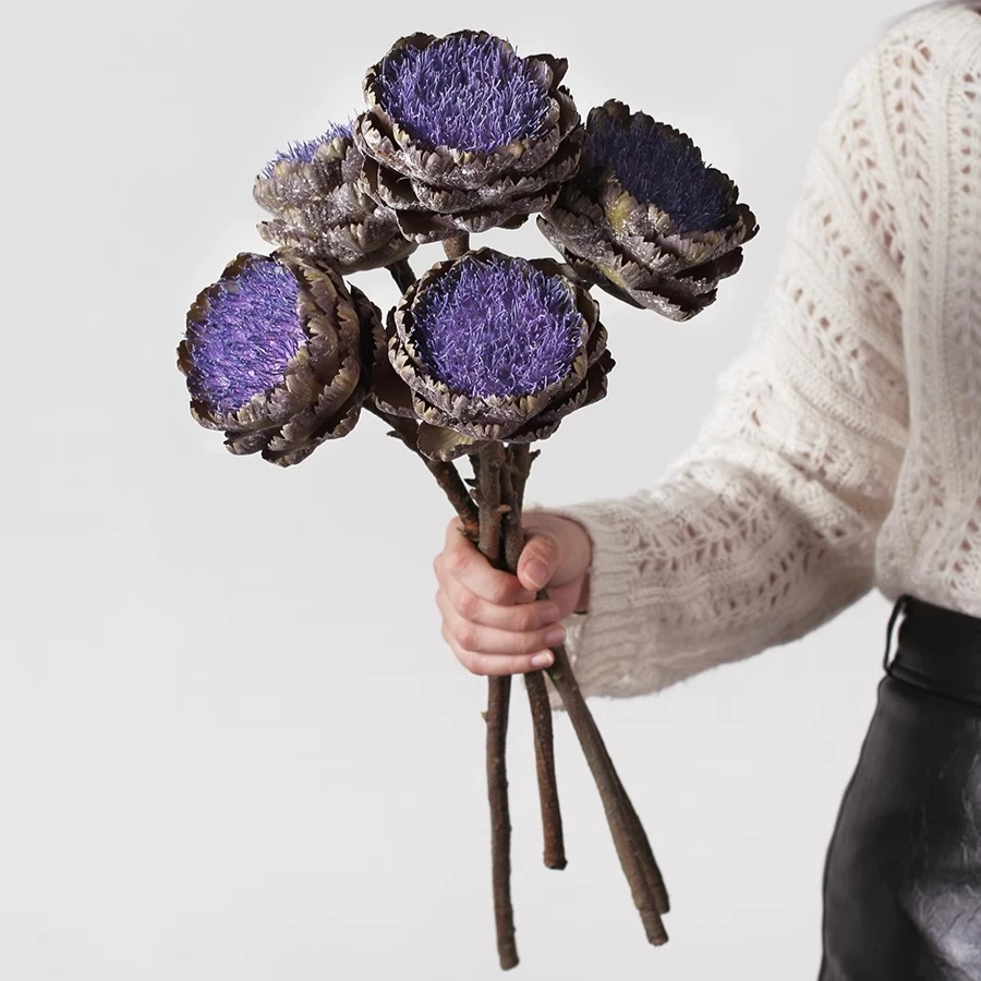 Vintage Cirsium Simulation Bouquet Decoration Flower Arrangement Fake Flower Prop
Vintage Cirsium Simulation Bouquet Decoration Flower Arrangement Fake Flower Prop