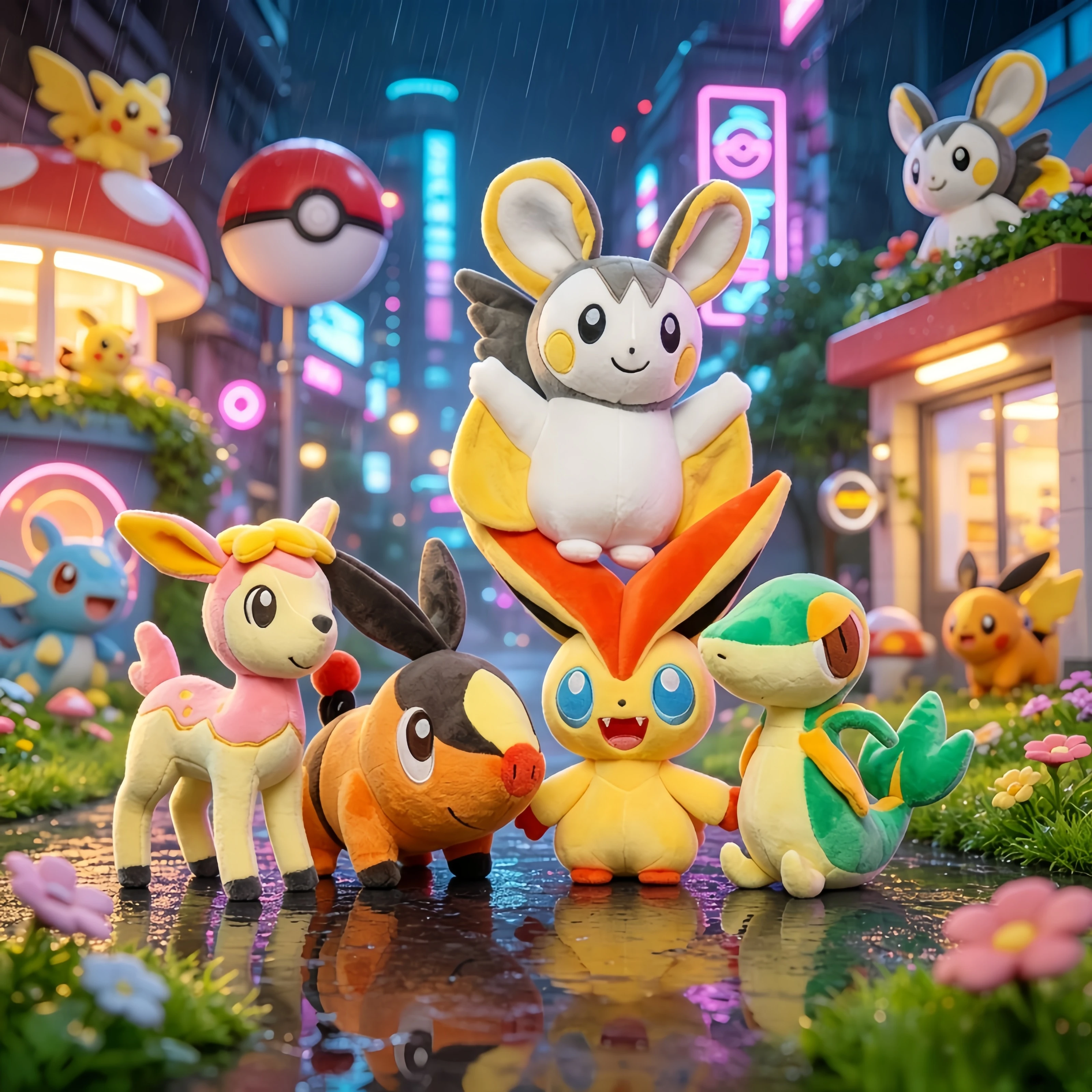 Pokemon Pikachu Stuffed Doll Collection Tepig Victini Snivy Deerling Emolga Plush Squirtle Bulbasaur Charmander Peluche Toy
Pokemon Pikachu Stuffed Doll Collection Tepig Victini Snivy Deerling Emolga Plush Squirtle Bulbasaur Charmander Peluche Toy