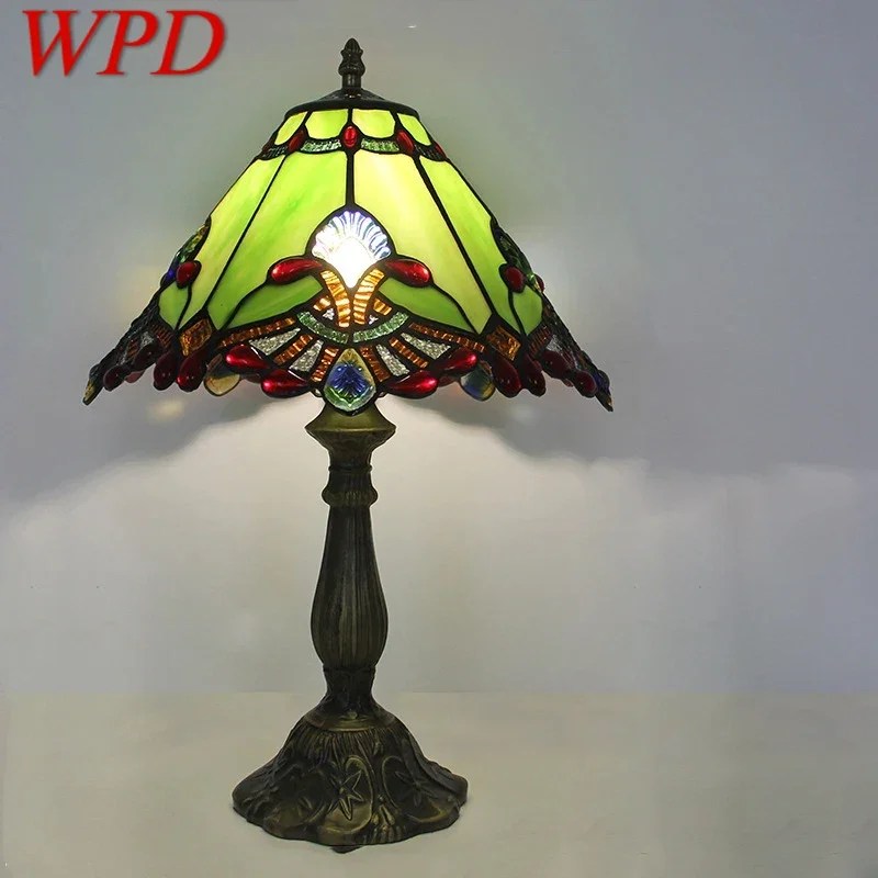 WPD Tiffany Table Lamp LED Luxury Creativity Living Room Study Bedroom Bedside Lamp Villa Hotel Color Glass Desk Light
WPD Tiffany Table Lamp LED Luxury Creativity Living Room Study Bedroom Bedside Lamp Villa Hotel Color Glass Desk Light
