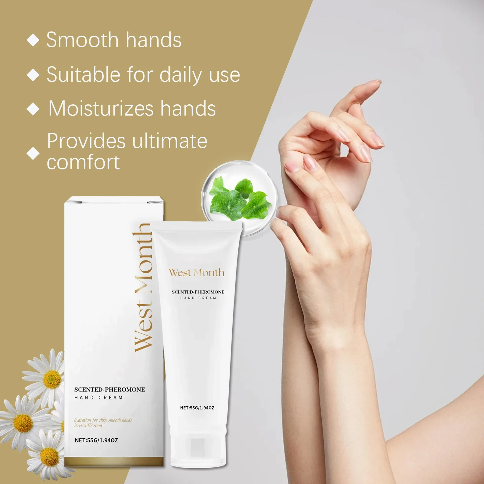 WEST MONTH Luxurious Hand Lotion for Soft and Radiant Skin, Enriched with Hydrating and Nourishing Ingredients Fade Fine Lines
WEST MONTH Luxurious Hand Lotion for Soft and Radiant Skin, Enriched with Hydrating and Nourishing Ingredients Fade Fine Lines