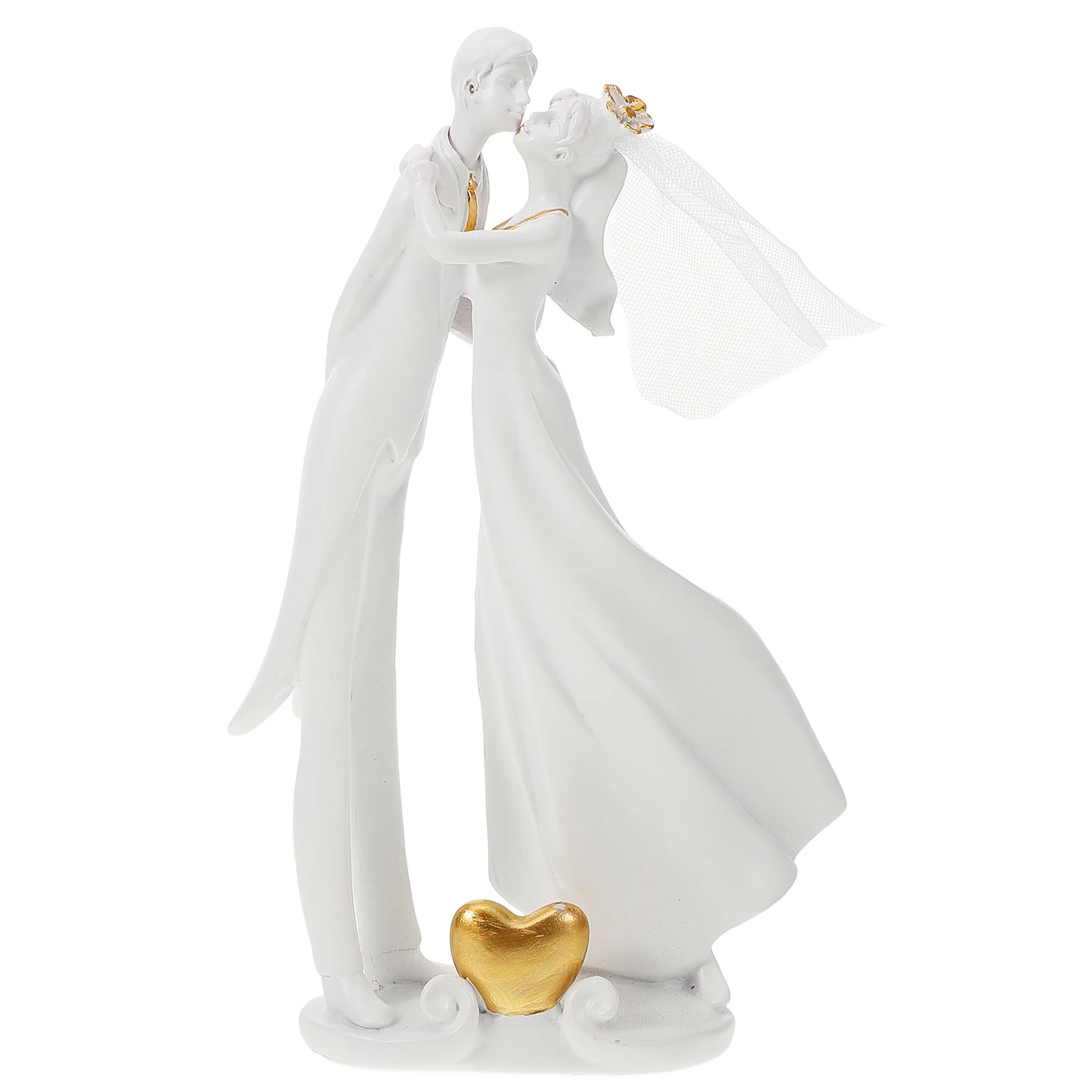 Wedding Decorations Romantic Resin Statue Hugging Figurine White Sculpture Bride Ornament
Wedding Decorations Romantic Resin Statue Hugging Figurine White Sculpture Bride Ornament