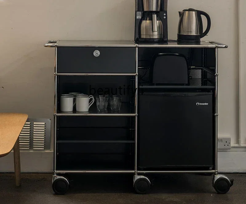 YH83 New style Coffee table Nordic style wabi style tea table mobile tea cabinet stainless steel custom fashion coffee table
YH83 New style Coffee table Nordic style wabi style tea table mobile tea cabinet stainless steel custom fashion coffee table