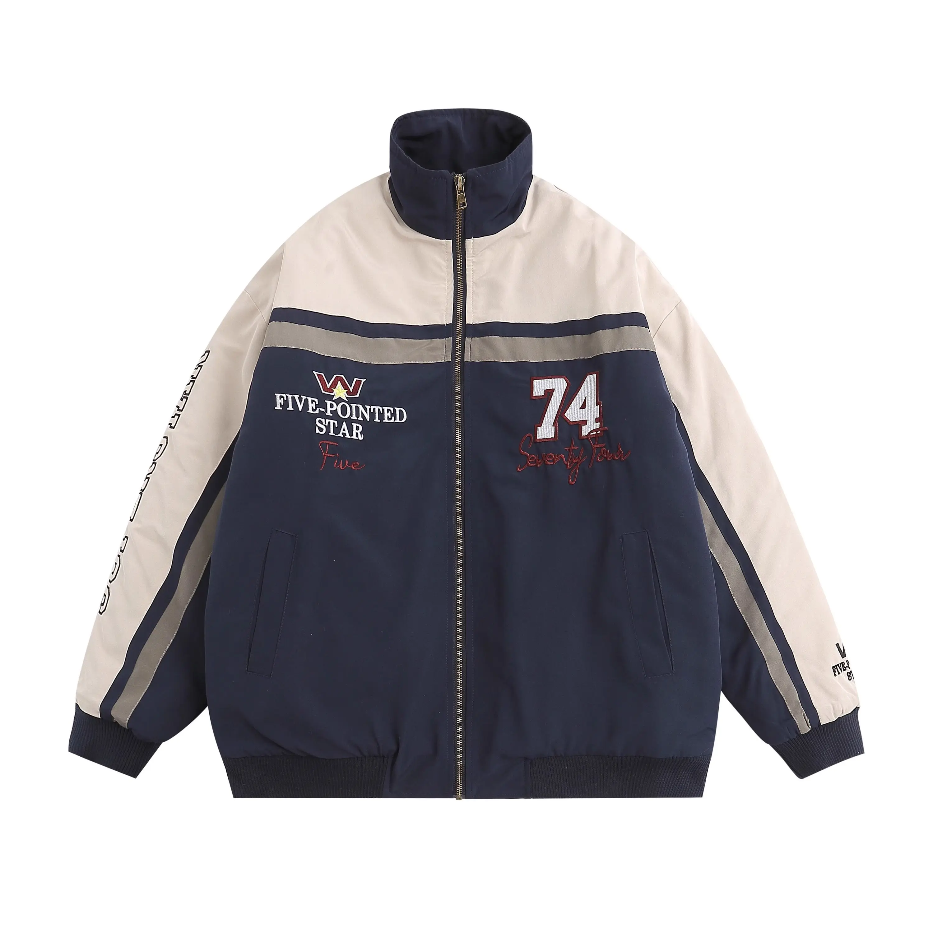 American Retro Color-Blocked Cotton Coats For Men And Women Winter Thickened Jackets Large Cotton-Padded Jackets
American Retro Color-Blocked Cotton Coats For Men And Women Winter Thickened Jackets Large Cotton-Padded Jackets