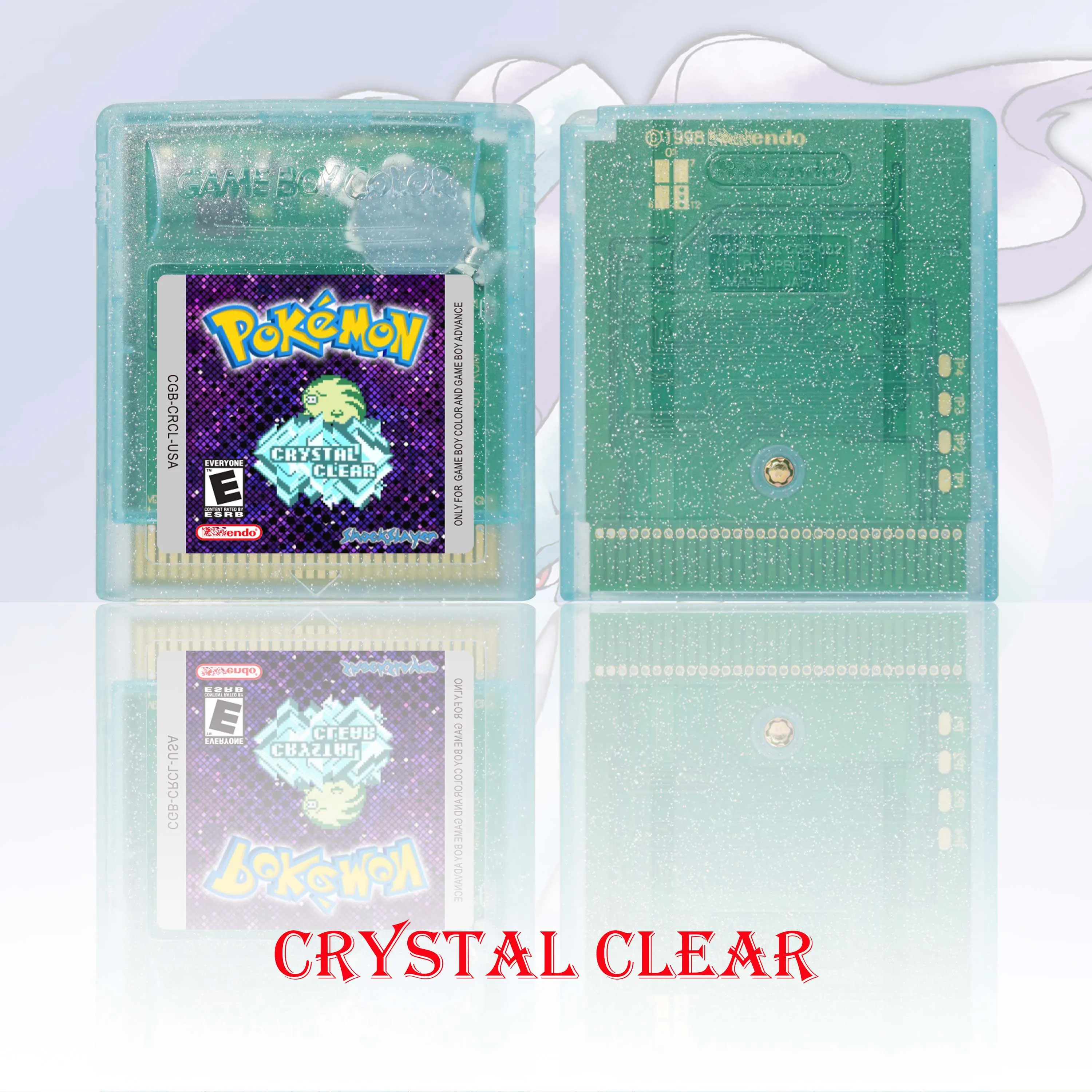 Pokemon Crystal Clear (2.5.10) GBC Game Cartridge 16 Bit Video Game Console Card High Quality with Battery GBC Video Game
Pokemon Crystal Clear (2.5.10) GBC Game Cartridge 16 Bit Video Game Console Card High Quality with Battery GBC Video Game