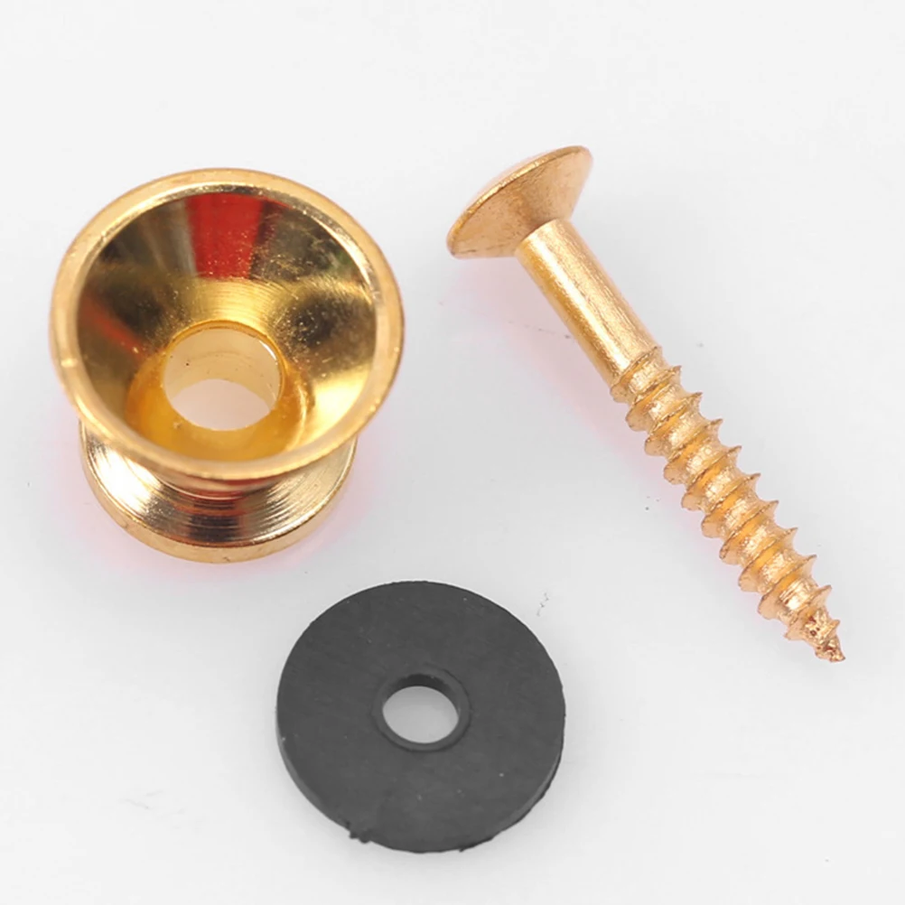 2 Pcs Acoustic Guitar Strap Button Metal Tuning Peg Buttons Non-slip Golden Bass
2 Pcs Acoustic Guitar Strap Button Metal Tuning Peg Buttons Non-slip Golden Bass