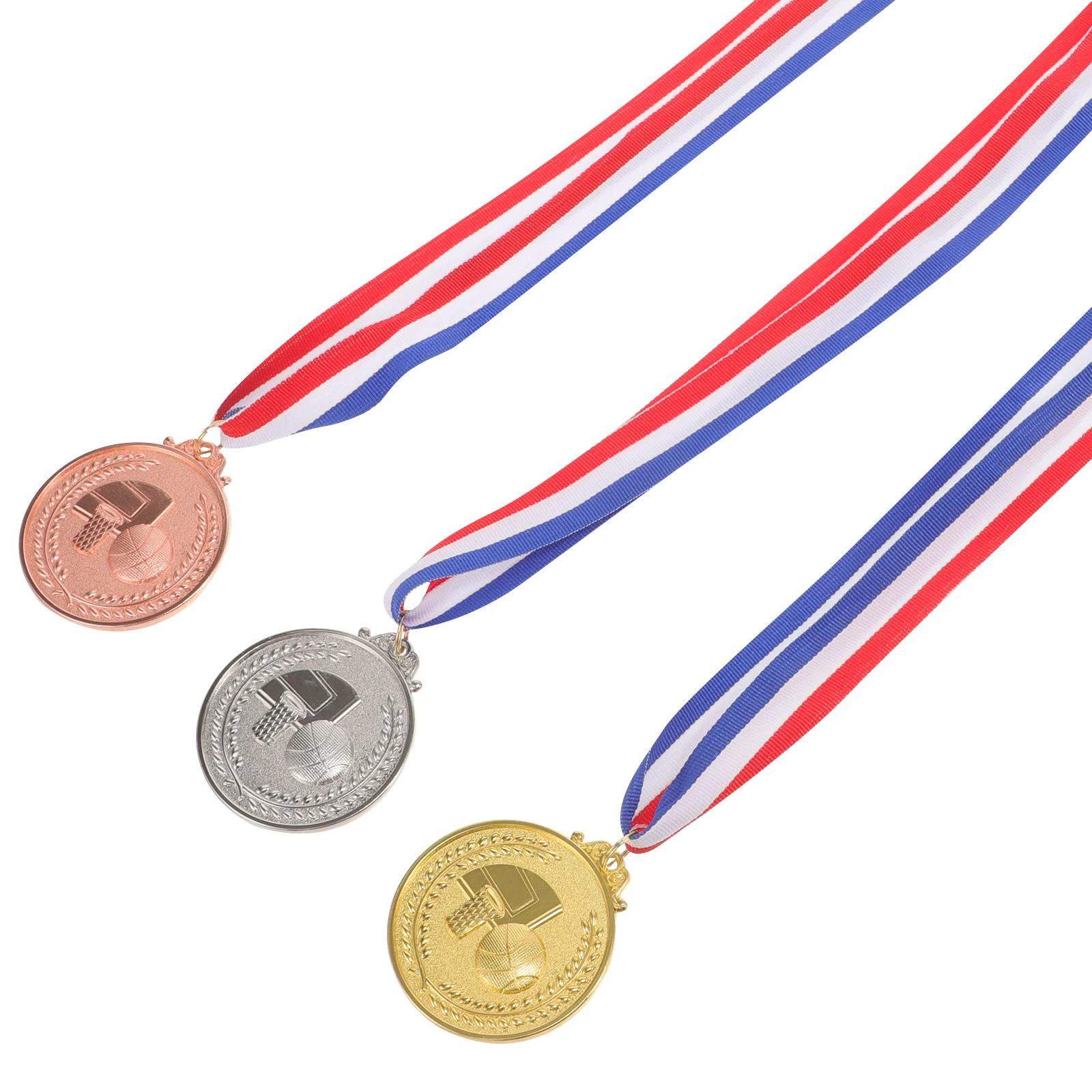 3pcs Basketball Medals Metal Sports Competition Award Medals Set For School Achievement Party Favors Small Golden Decor
3pcs Basketball Medals Metal Sports Competition Award Medals Set For School Achievement Party Favors Small Golden Decor