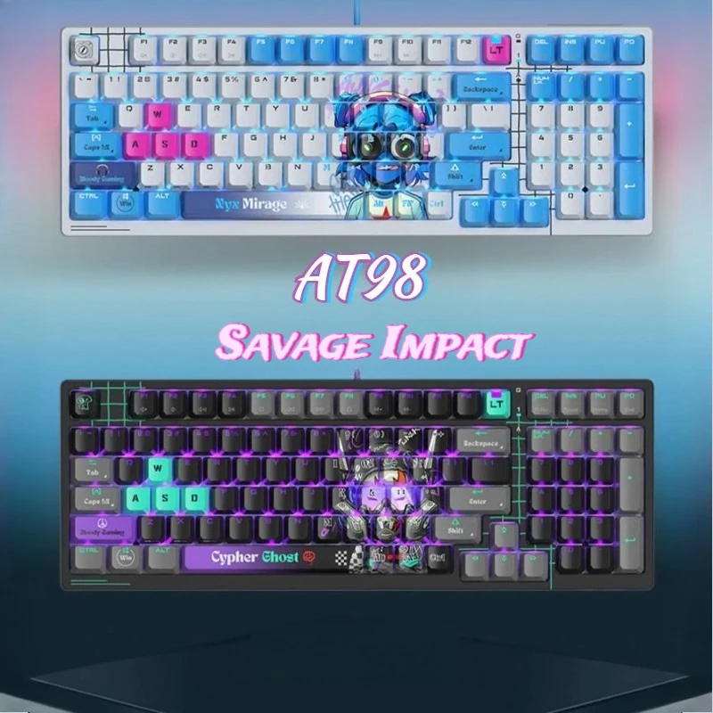 A4Tech Bloody Savage Impact AT98 Mechanical Keyboard Wired Single Model Hot Swap Customized Mechanical E-sports Gaming Keybaord
A4Tech Bloody Savage Impact AT98 Mechanical Keyboard Wired Single Model Hot Swap Customized Mechanical E-sports Gaming Keybaord