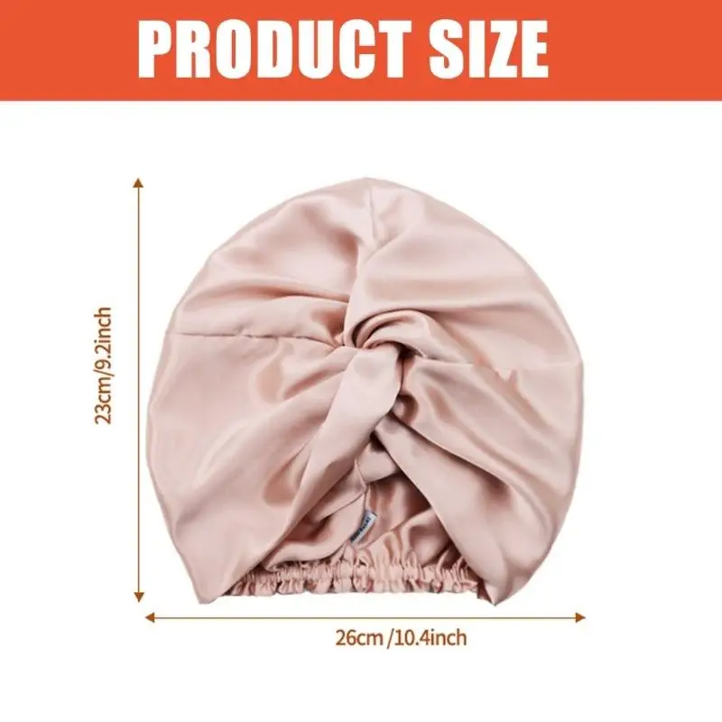 P9FE Double Layer Silk Sleep Hat Gentle On Hair Reduces Frizz And Breakage Hair Wrap
P9FE Double Layer Silk Sleep Hat Gentle On Hair Reduces Frizz And Breakage Hair Wrap
