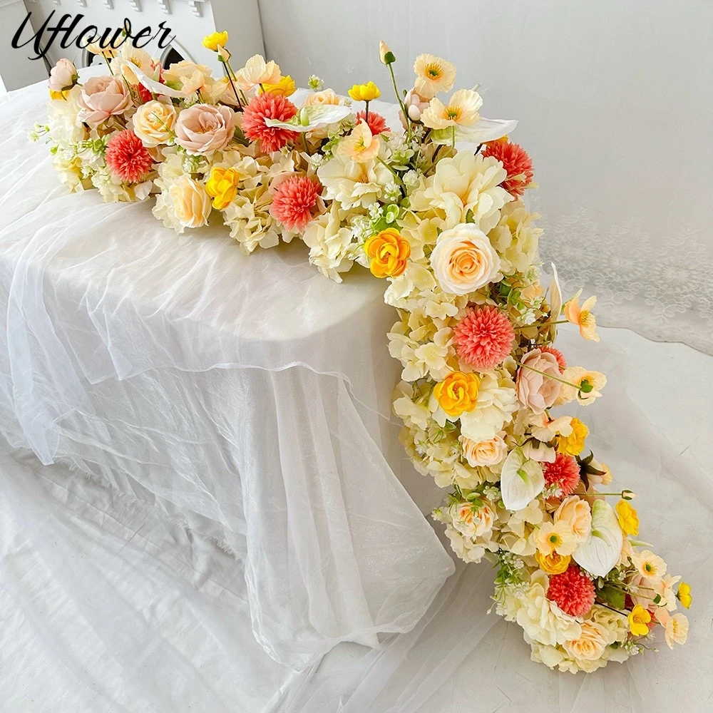 Uflower 200 см Шампанское Роза Пион Искусственный цветок Ряд Свадебный стол Центральный цветок Фон Настенный декор Вечеринка Сцена Цветочный
Uflower 200 см Шампанское Роза Пион Искусственный цветок Ряд Свадебный стол Центральный цветок Фон Настенный декор Вечеринка Сцена Цветочный