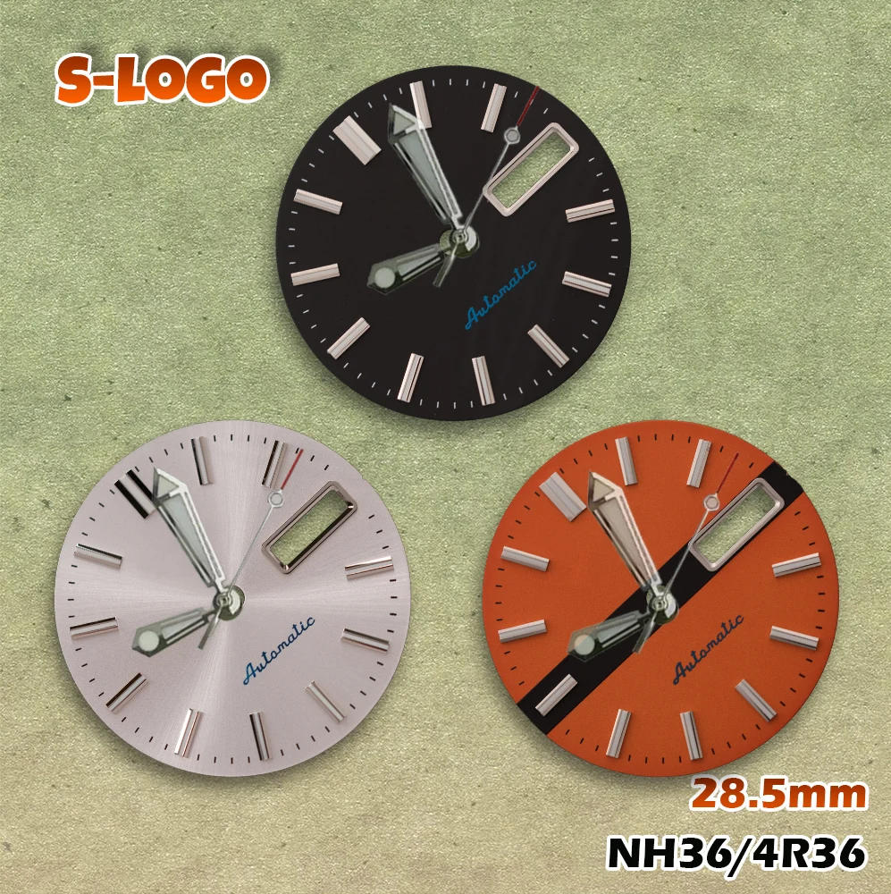 new NG 32mm NH35 S Logo Dial Watch Strap C3 Green Night Light Modified NH36 Diving Watch Modification Accessories
new NG 32mm NH35 S Logo Dial Watch Strap C3 Green Night Light Modified NH36 Diving Watch Modification Accessories