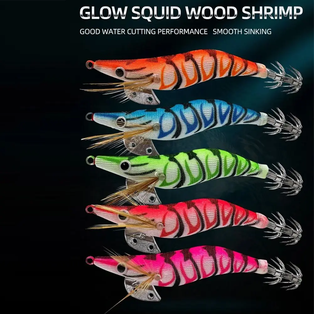 5Pcs Glow in The Dark Luminous Squid Fishing Lure Durable 3D Eyes Artificial Fishing Lures Colorful Ultra-Realistic
5Pcs Glow in The Dark Luminous Squid Fishing Lure Durable 3D Eyes Artificial Fishing Lures Colorful Ultra-Realistic