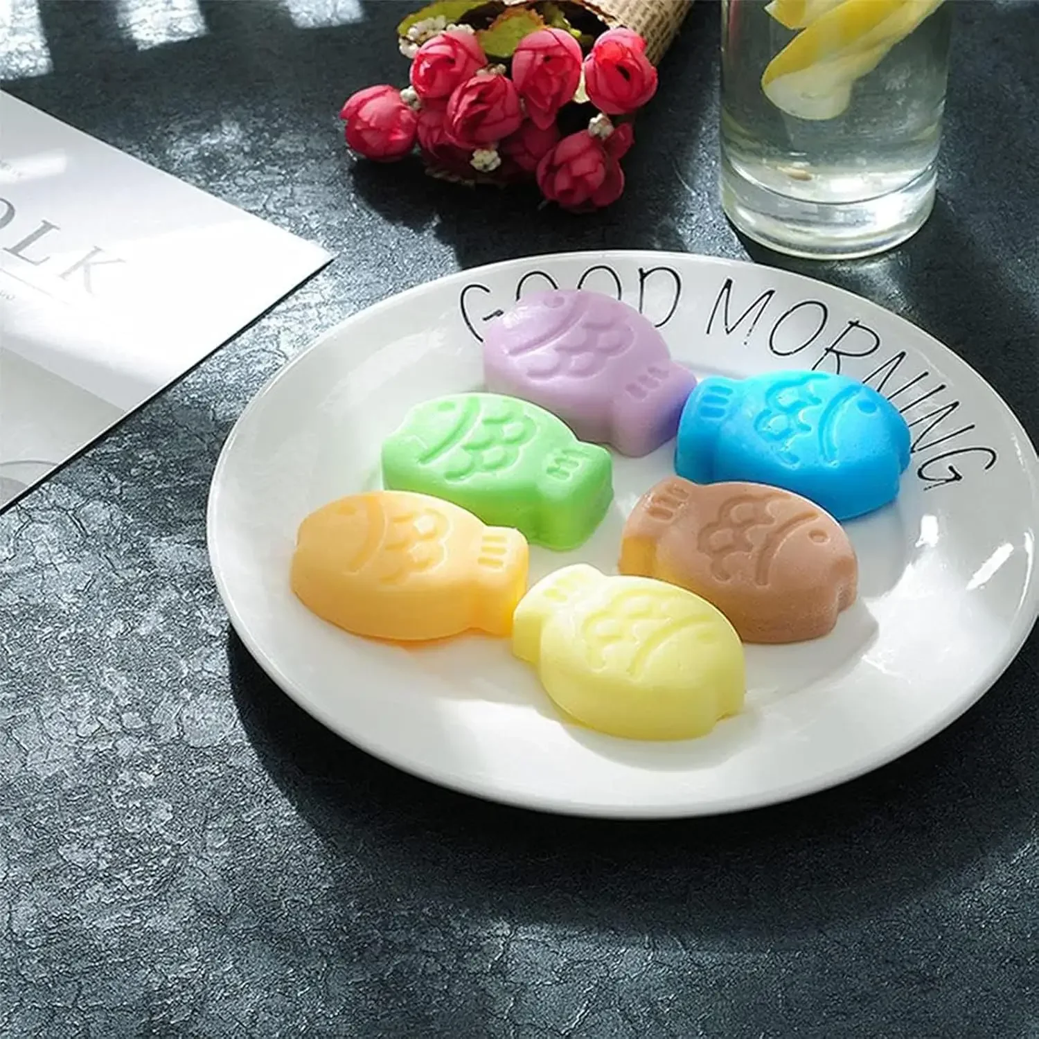 VERIDIAN 3D Fish Silicone Molds Gummy Candy Baking Moulds for Chocolate Cookies Gum Sugar Craft Cake Decorating Tools
VERIDIAN 3D Fish Silicone Molds Gummy Candy Baking Moulds for Chocolate Cookies Gum Sugar Craft Cake Decorating Tools