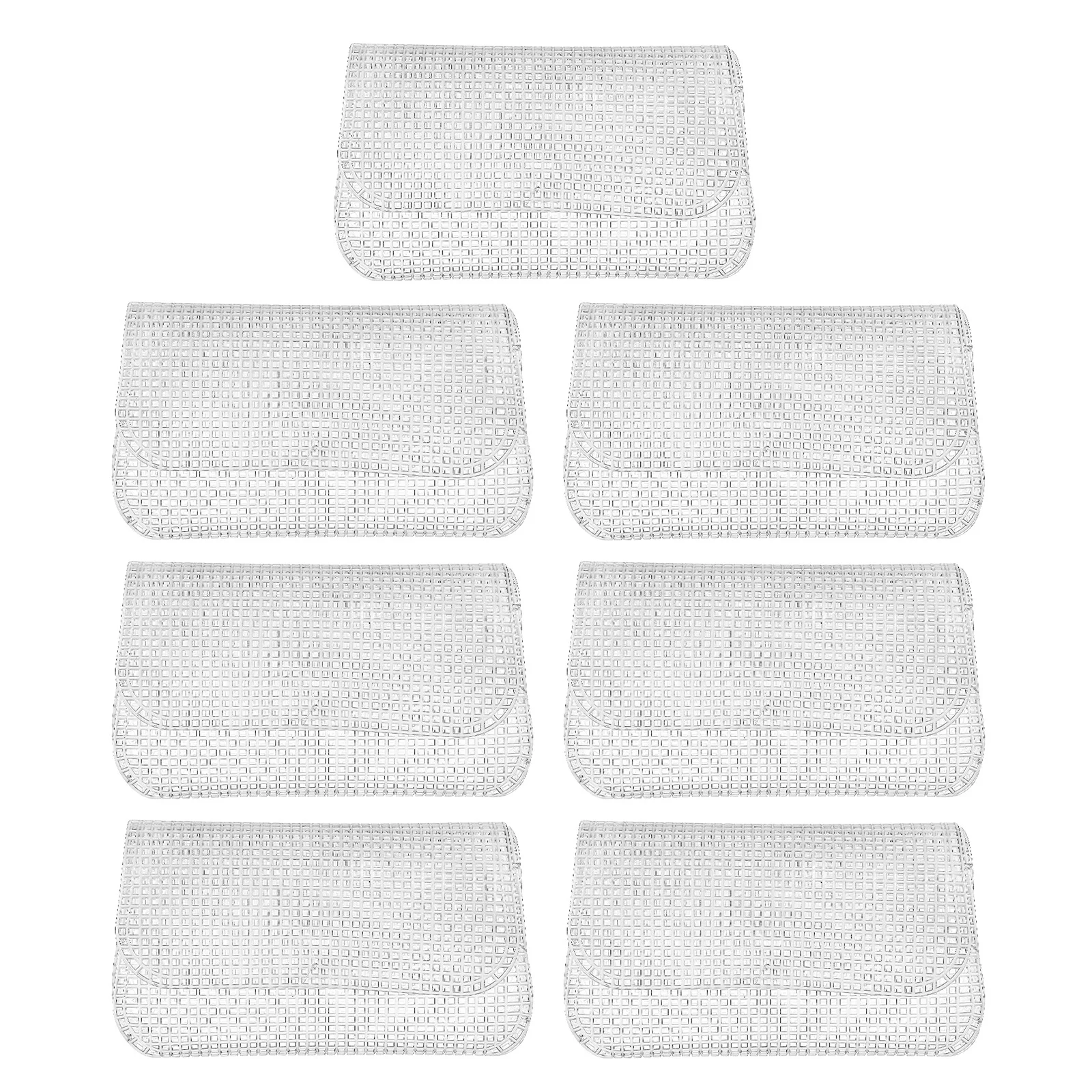 7Pcs Plastic Mesh Canvas Sheets White Breathable Grid Plastic Canvas for Crochet Bag Making Purse Frames Needlepoint Cross
7Pcs Plastic Mesh Canvas Sheets White Breathable Grid Plastic Canvas for Crochet Bag Making Purse Frames Needlepoint Cross
