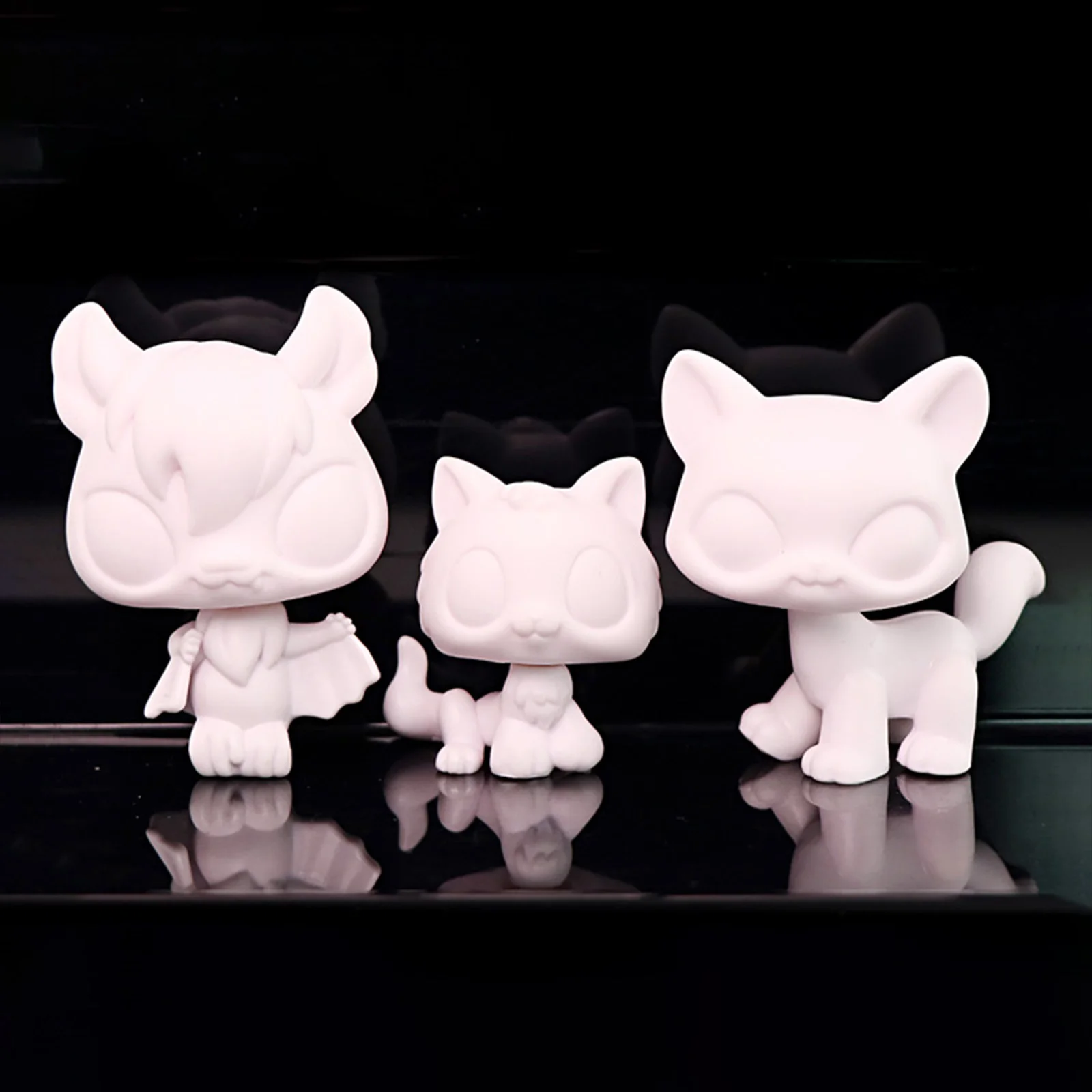 3pcs Minilpsshop DIY Cute Toys White Base Bat Bobble Head White Ornament Unfinished Blank Ornament
3pcs Minilpsshop DIY Cute Toys White Base Bat Bobble Head White Ornament Unfinished Blank Ornament