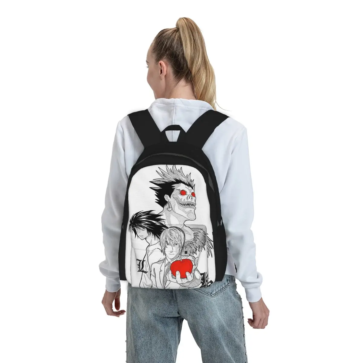 Death Book Death Note Anime Backpack Boys Girls BookBag Kids School Bag Laptop Shoulder Bags for Men Women
Death Book Death Note Anime Backpack Boys Girls BookBag Kids School Bag Laptop Shoulder Bags for Men Women