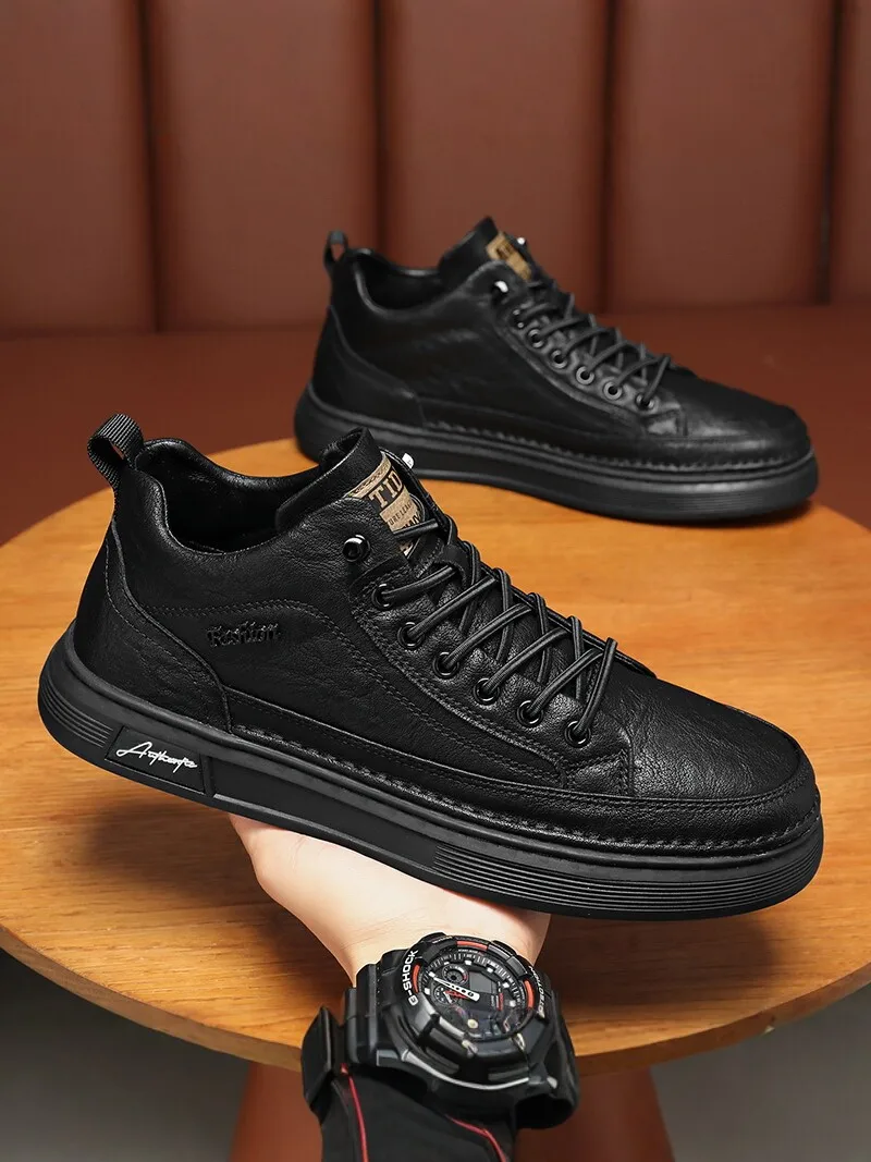 Men's Casual Work Shoes Anti-Slip Waterproof Wear-Resistant Black Safety Trendy Shoes Spring Summer New Arrival Leisure Chef ...
Men's Casual Work Shoes Anti-Slip Waterproof Wear-Resistant Black Safety Trendy Shoes Spring Summer New Arrival Leisure Chef ...
