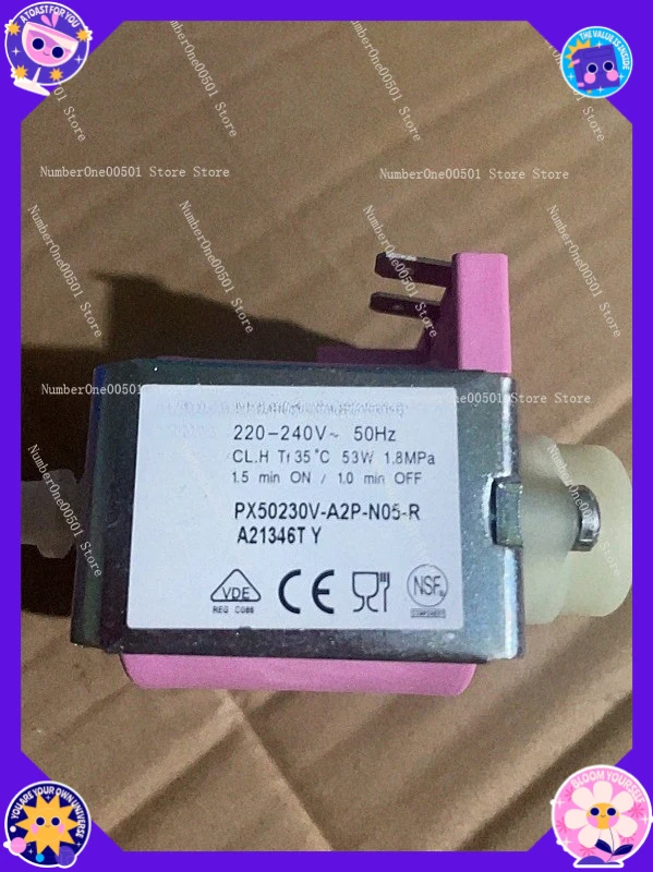 50N Solenoid Pump 220V 53W Espresso Coffee Machine Water Pump Original Replacement Part
50N Solenoid Pump 220V 53W Espresso Coffee Machine Water Pump Original Replacement Part