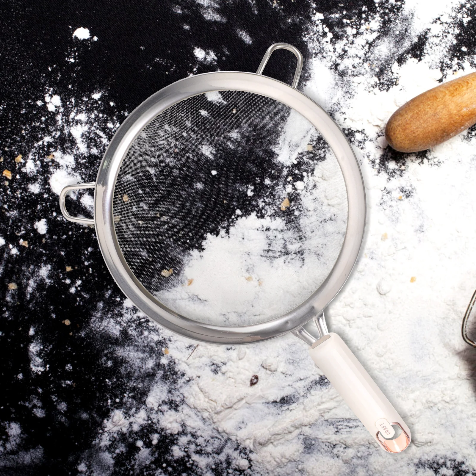 Flour Sifter Mesh Strainer Spoon Reusable Kitchen Filtering Ladle For Pasta Vegetables Soy Bean Cooking Tool
Flour Sifter Mesh Strainer Spoon Reusable Kitchen Filtering Ladle For Pasta Vegetables Soy Bean Cooking Tool