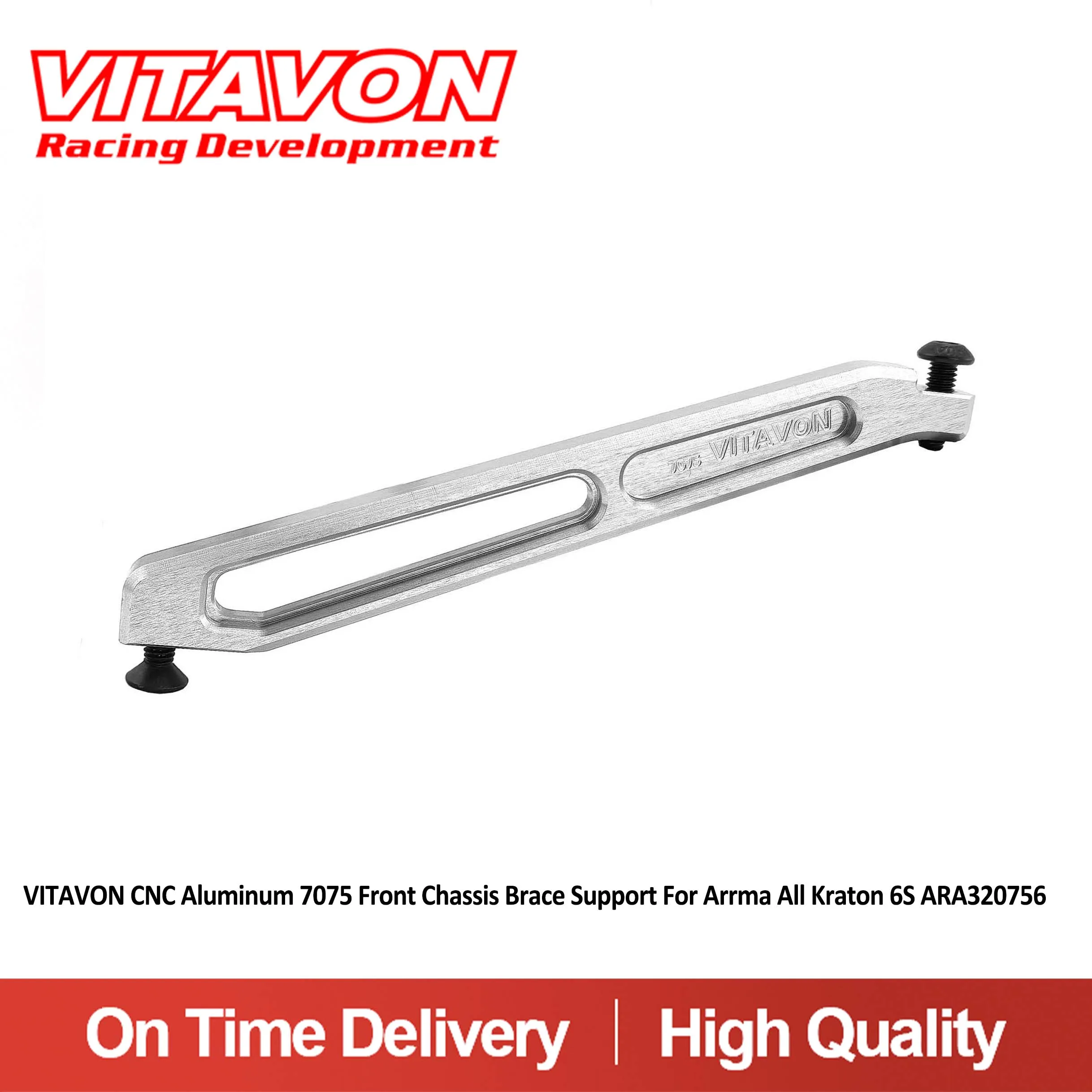 VITAVON CNC Aluminum 7075 Front Chassis Brace Support For Arrma All Kraton 6S ARA320756
VITAVON CNC Aluminum 7075 Front Chassis Brace Support For Arrma All Kraton 6S ARA320756