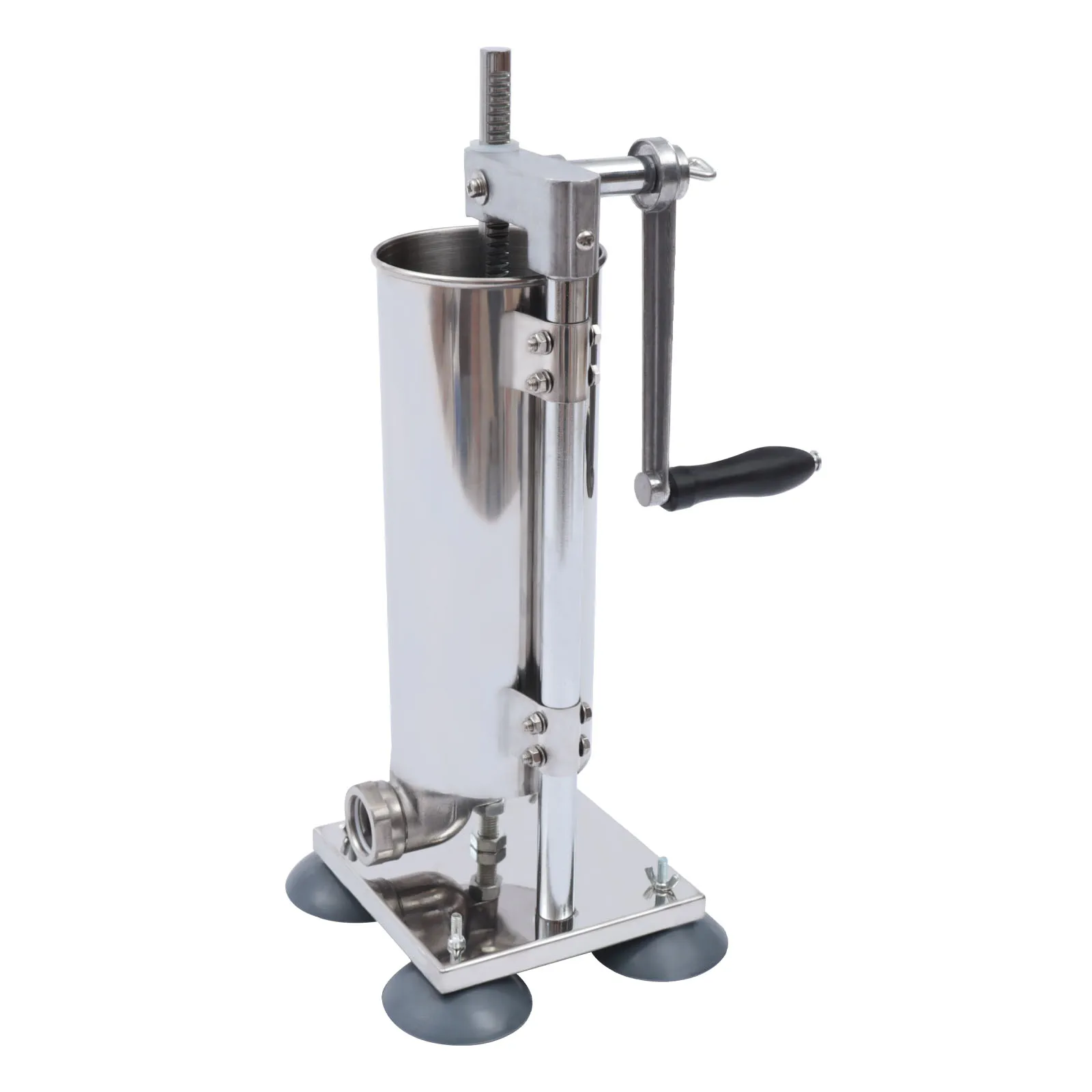 3L Vertical Manual Sausage Stuffer Machine 47.5*22.5*22.5cm Stainless Steel Sausage Maker Filling Meat Tools for Home Restaurant
3L Vertical Manual Sausage Stuffer Machine 47.5*22.5*22.5cm Stainless Steel Sausage Maker Filling Meat Tools for Home Restaurant