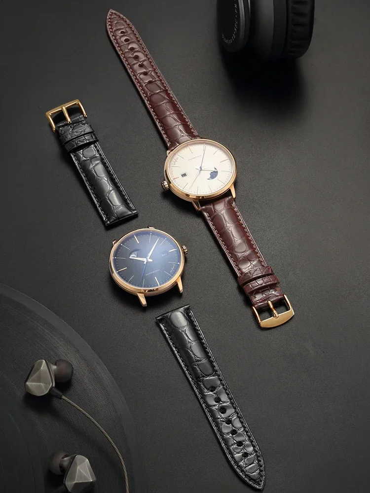 Ремешок из крокодиловой кожи для часов Longines Omega Mido Tissot DW, удобный черный коричневый браслет для часов 14 18 19 мм
Ремешок из крокодиловой кожи для часов Longines Omega Mido Tissot DW, удобный черный коричневый браслет для часов 14 18 19 мм