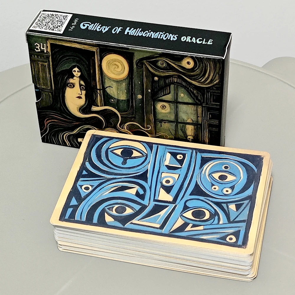 52 Enigmatic Cards 10.5*7.5cm Felix Nacht's Gallery of Hallucinations Oracle
52 Enigmatic Cards 10.5*7.5cm Felix Nacht's Gallery of Hallucinations Oracle