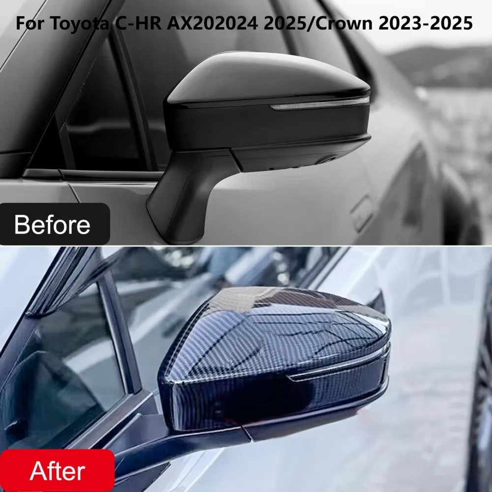 Genuine ABS Chrome Door Mirror Cover Trim for Toyota C-HR AX10 AX20 2018-2025 & Crown 2023-2025 Car Upgrade 2pcs
Genuine ABS Chrome Door Mirror Cover Trim for Toyota C-HR AX10 AX20 2018-2025 & Crown 2023-2025 Car Upgrade 2pcs